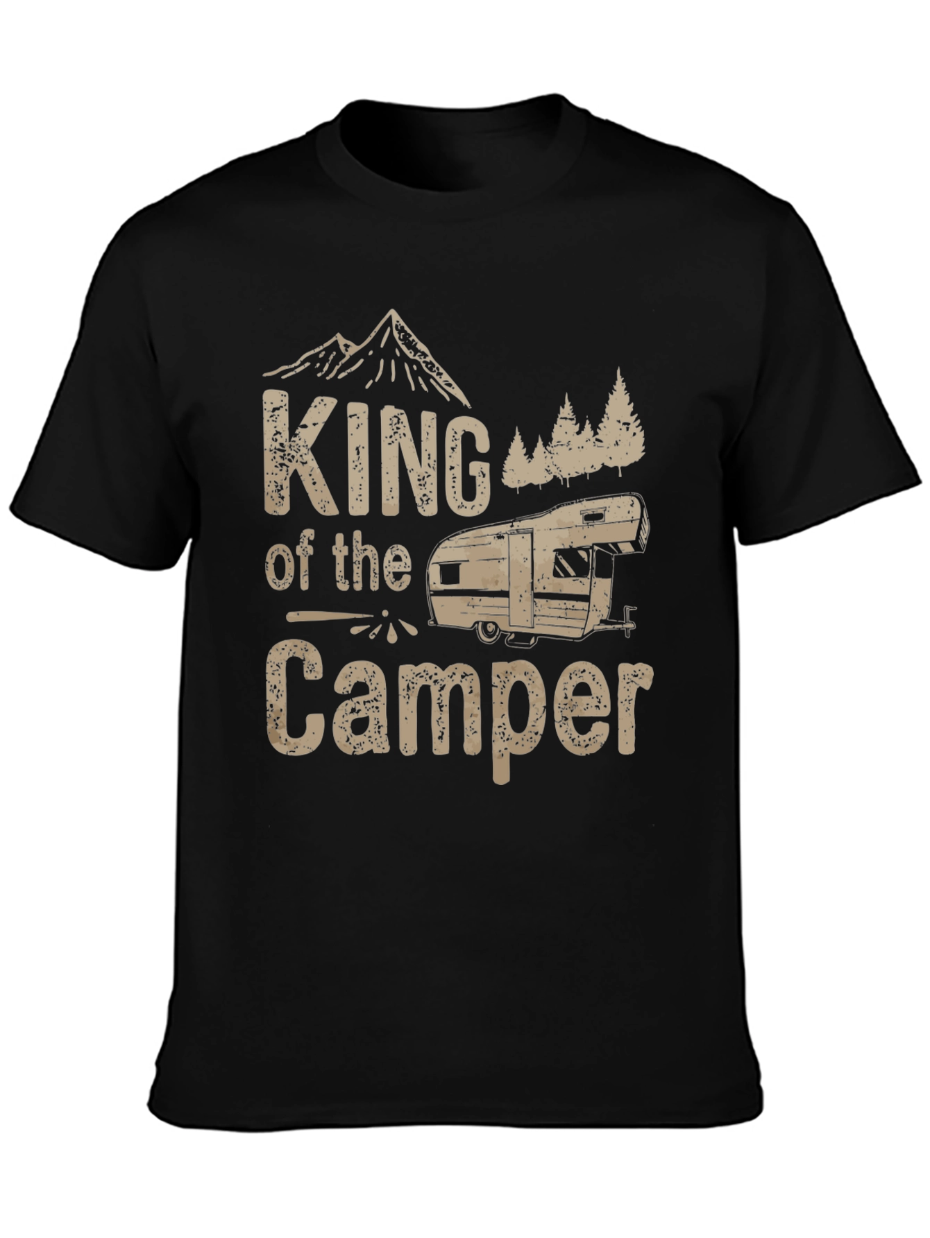 King of the Camper T-Shirt - Camping Adventure