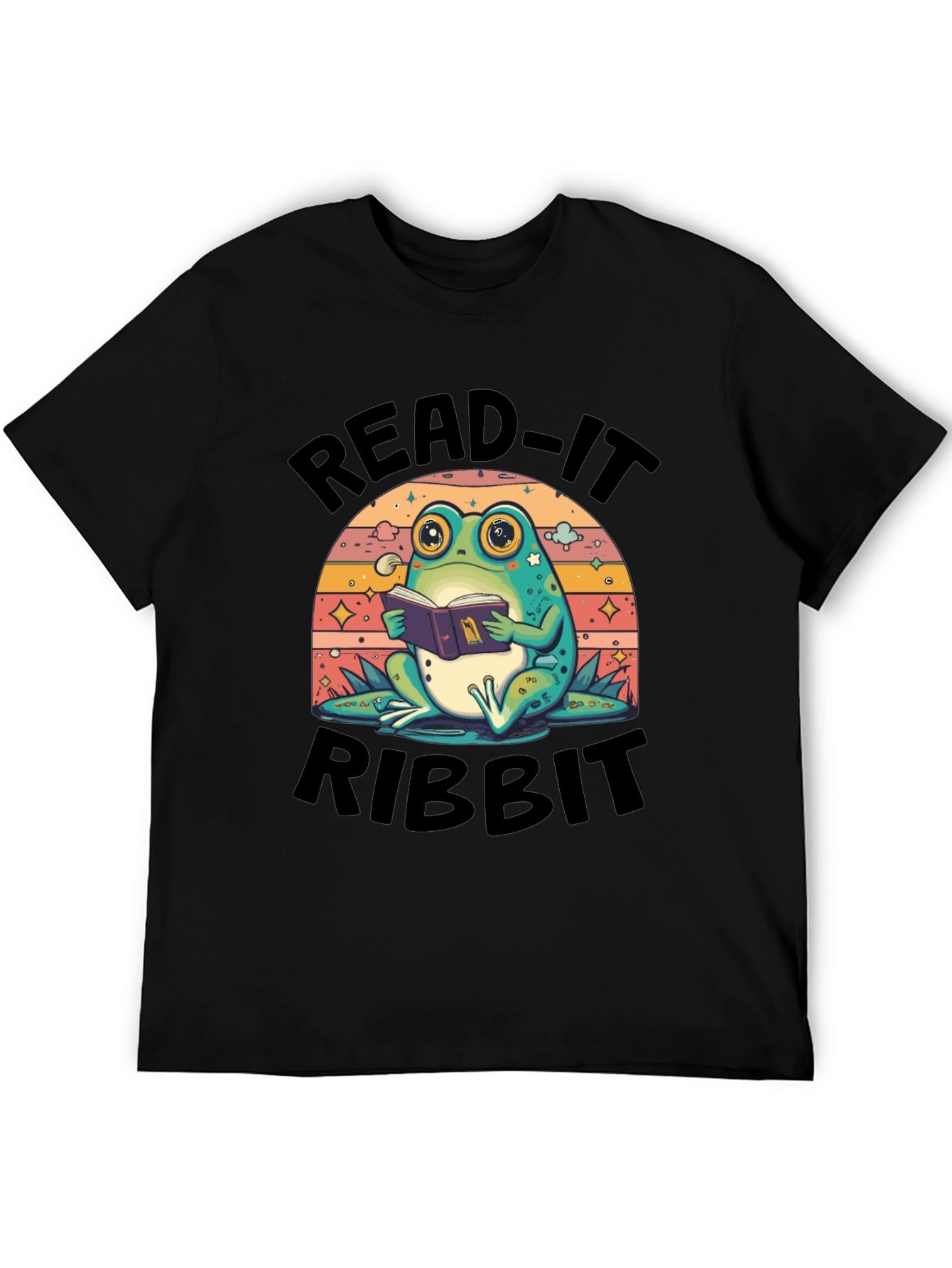 Read-It Ribbit Frog T-Shirt - Book Lover Tee