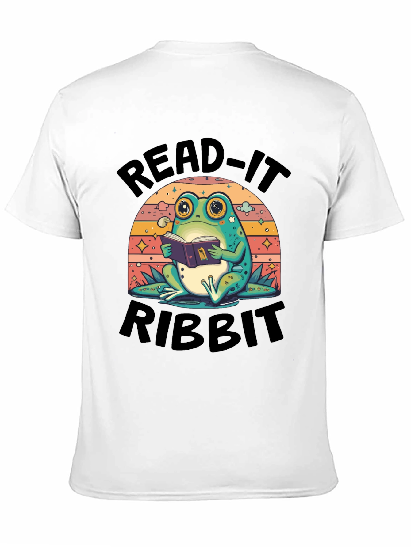 Read-It Ribbit Frog T-Shirt - Book Lover Tee