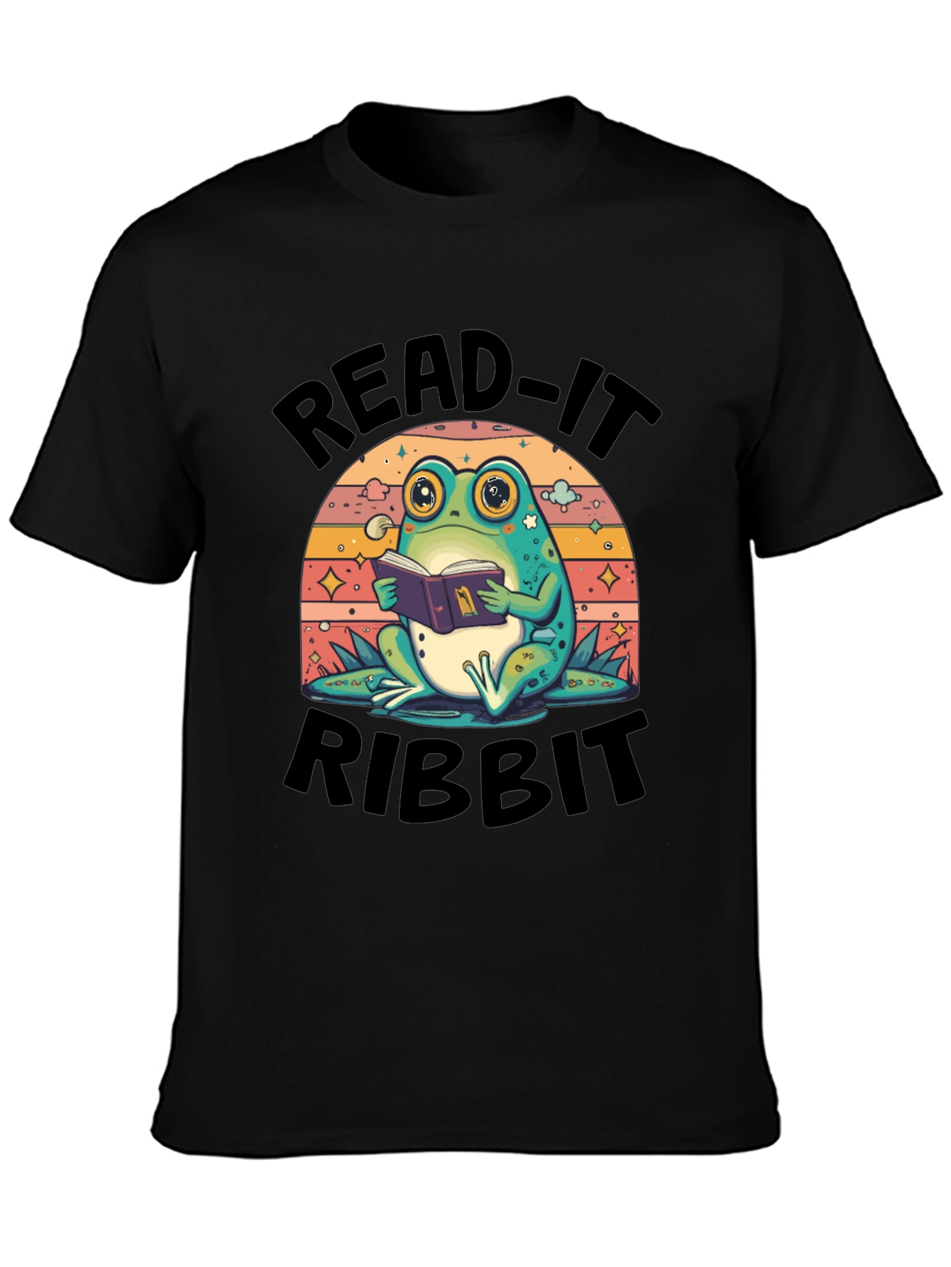 Read-It Ribbit Frog T-Shirt - Book Lover Tee