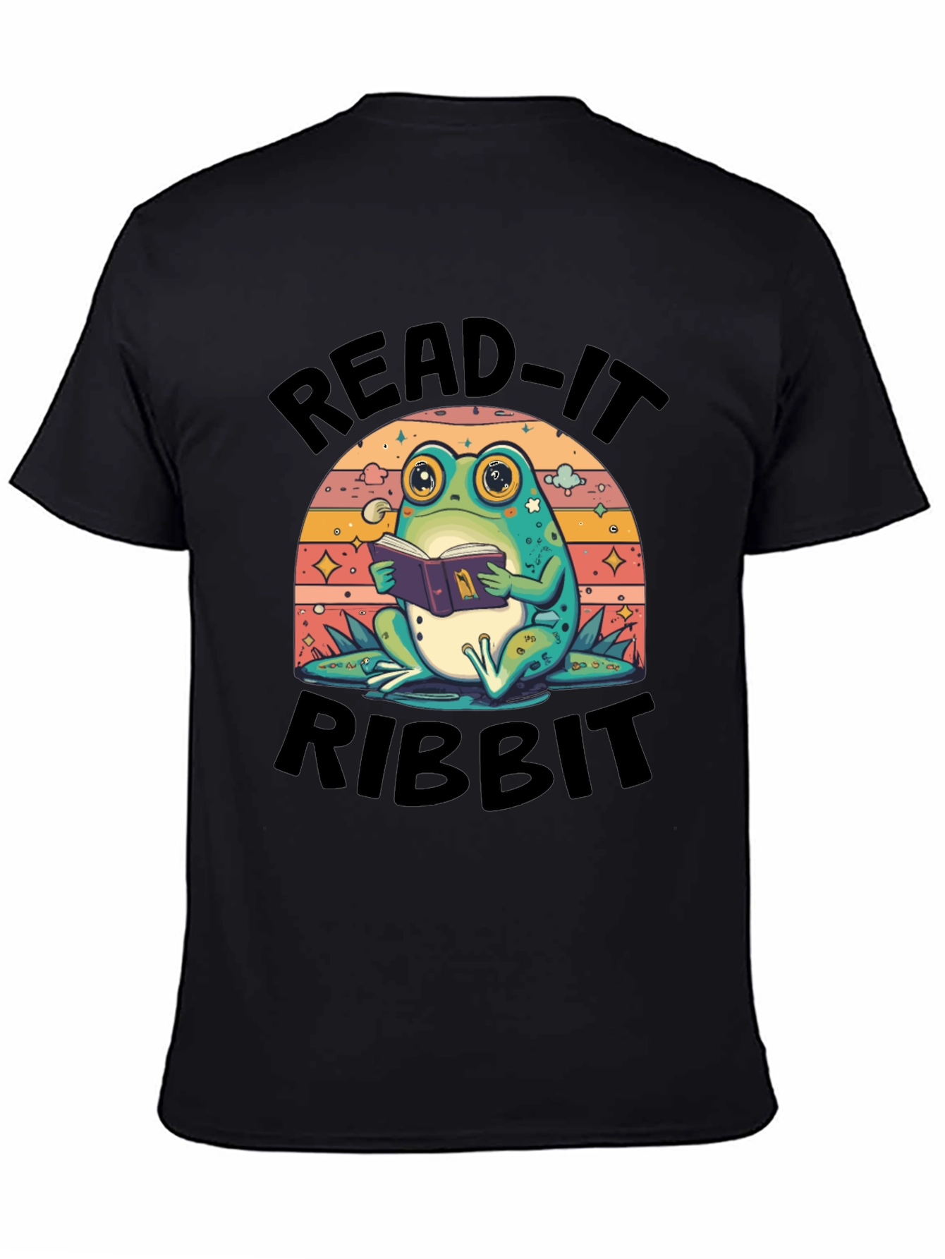 Read-It Ribbit Frog T-Shirt - Book Lover Tee
