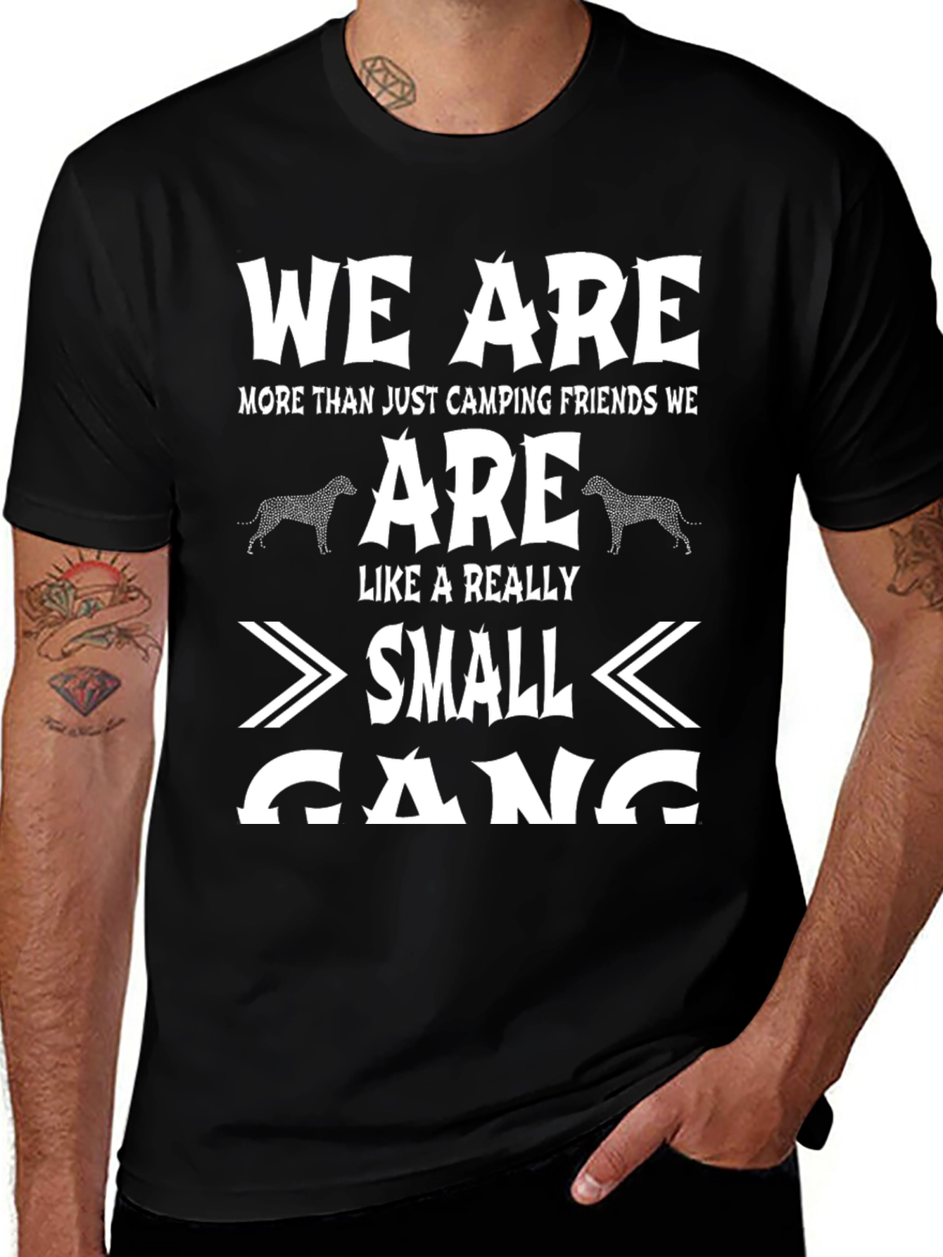 Camping Friends T-Shirt - Small Gang Tee