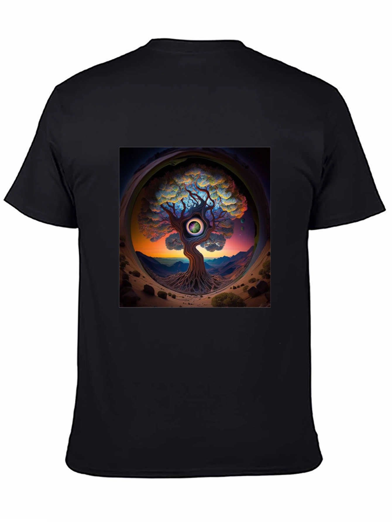 Third Eye Tree Graphic Tee - Unique Design