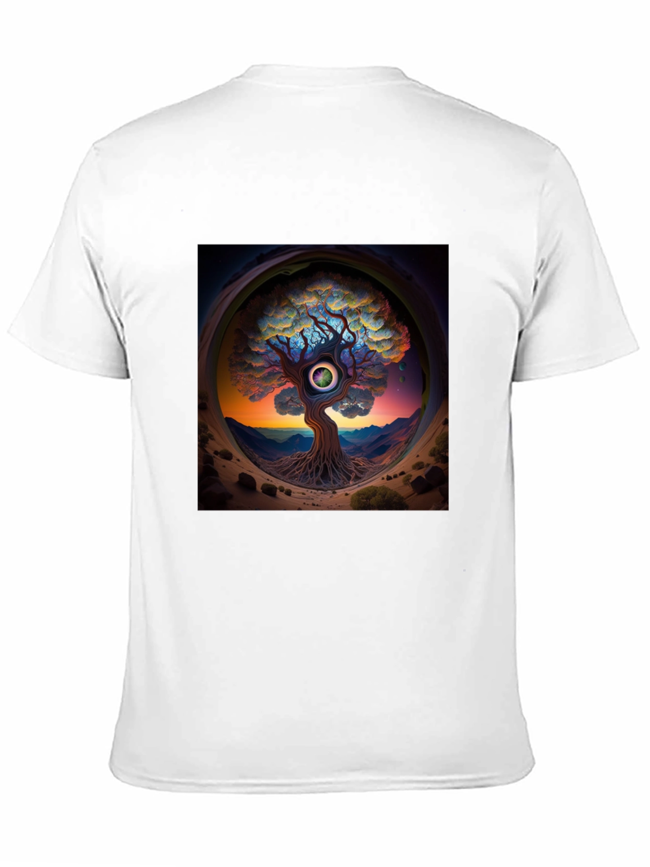 Third Eye Tree Graphic Tee - Unique Design
