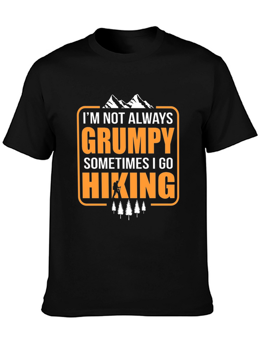 Grumpy Hiking T-Shirt - Funny Outdoor Adventure Tee