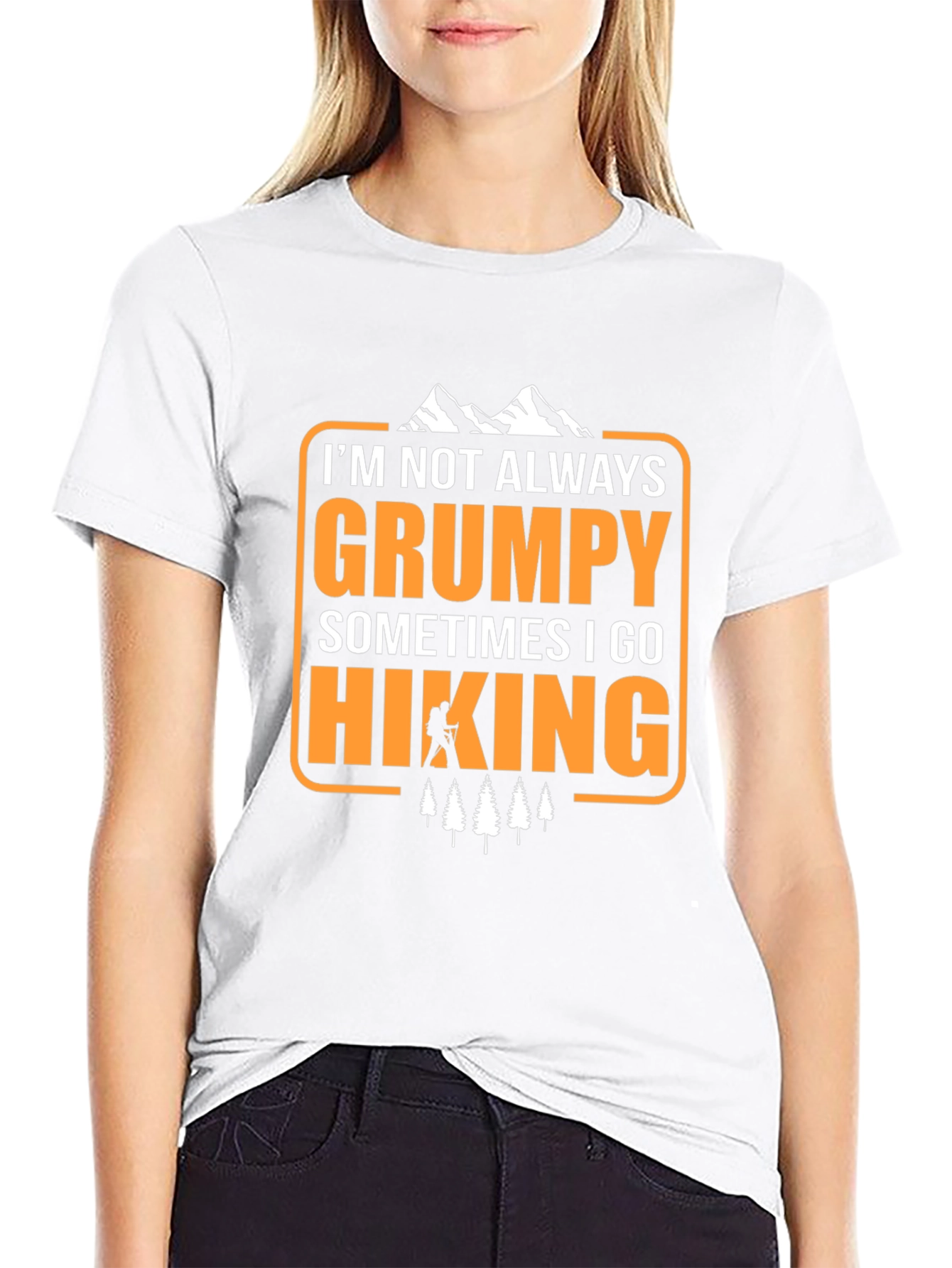 Grumpy Hiking T-Shirt - Funny Outdoor Adventure Tee