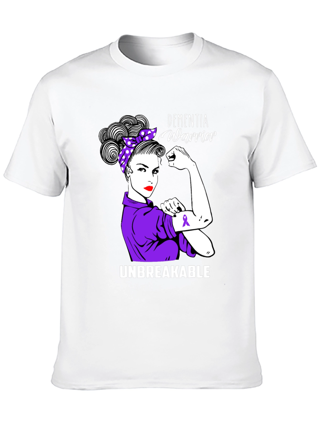 Dementia Warrior T-Shirt - Unbreakable Strength