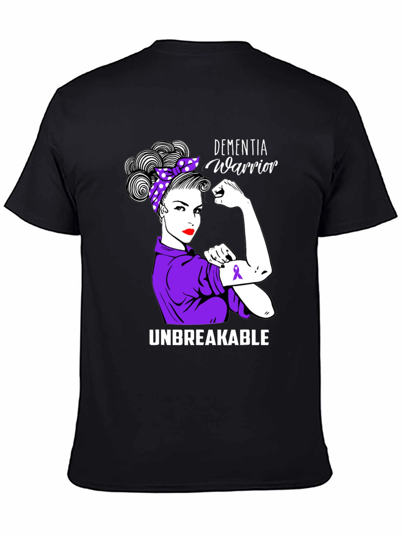 Dementia Warrior T-Shirt - Unbreakable Strength