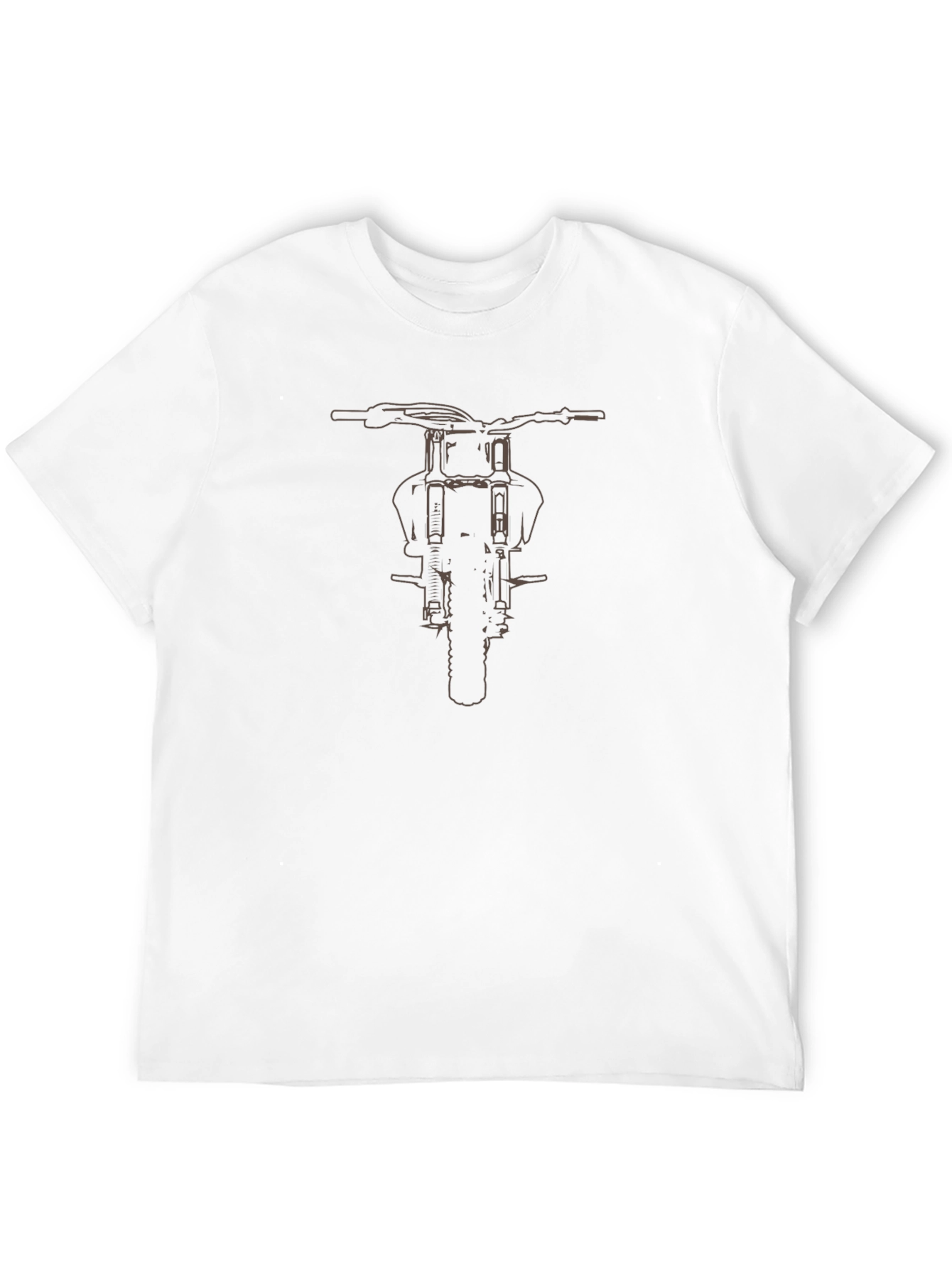 Motorcycle Graphic T-Shirt - Black
