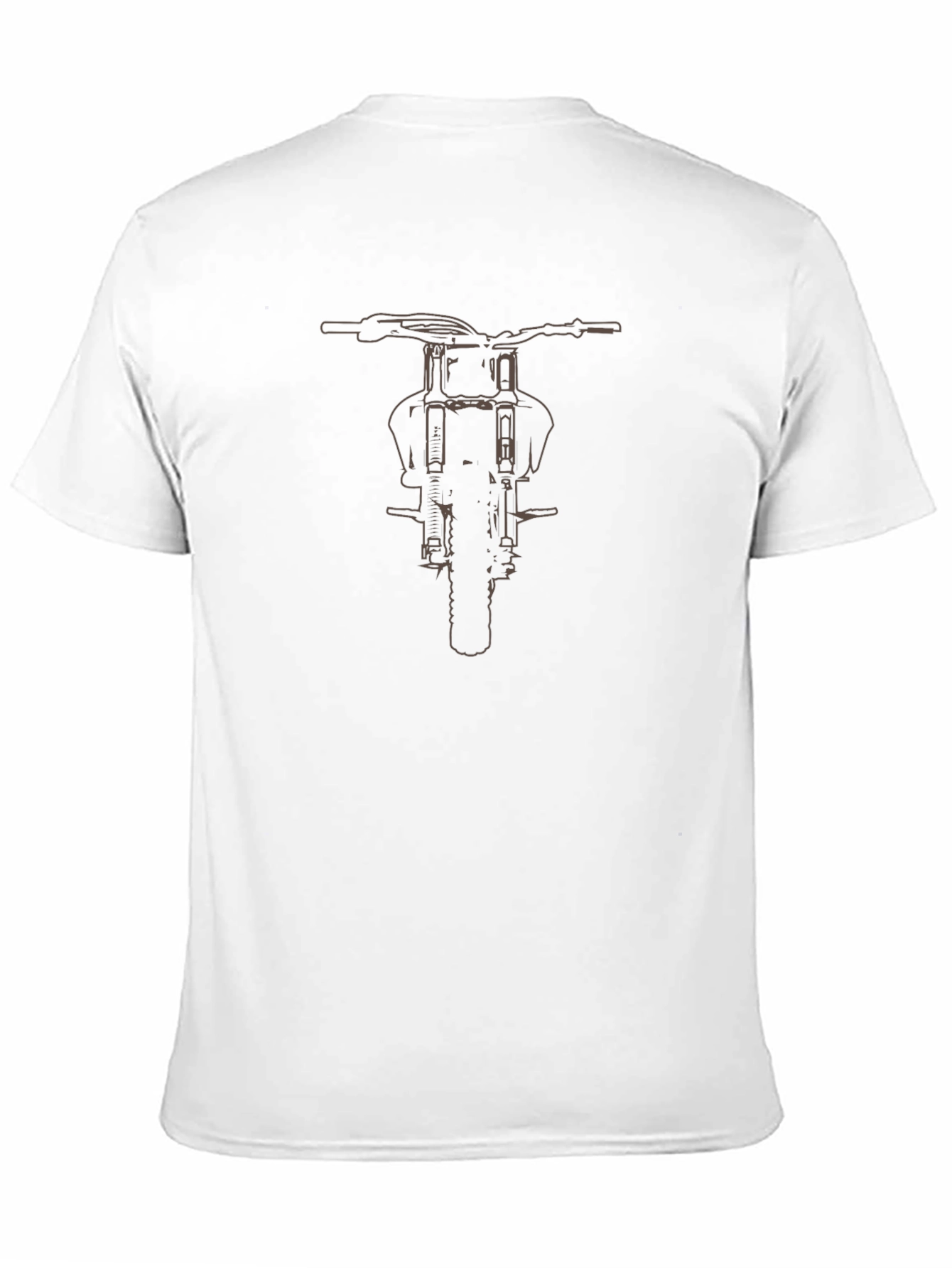 Motorcycle Graphic T-Shirt - Black