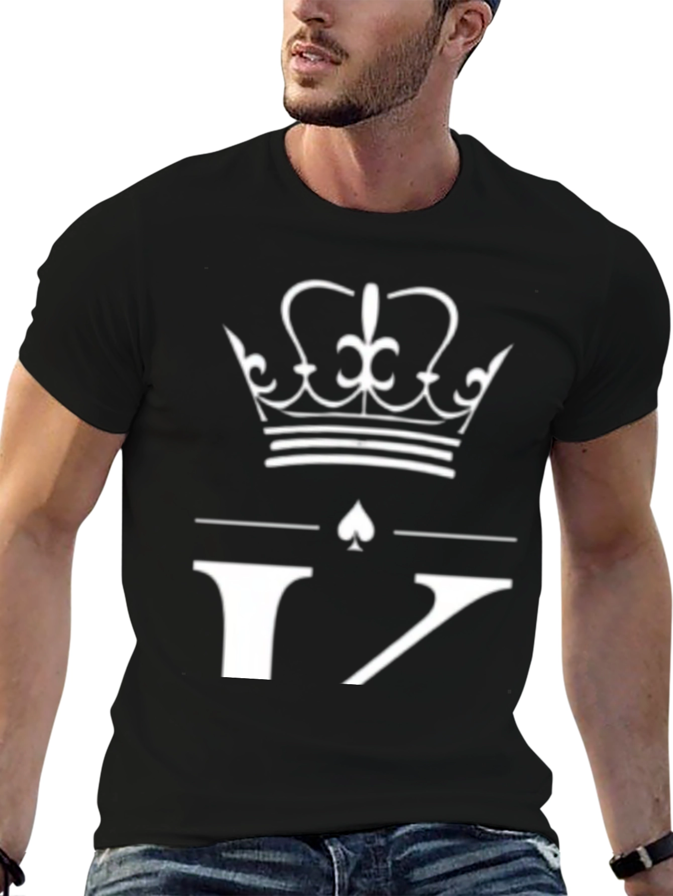 King 17 T-Shirt - Black Graphic Tee