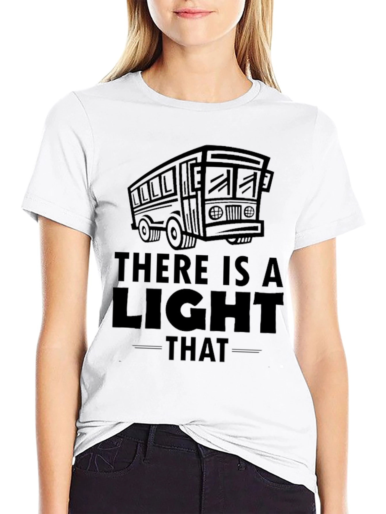 There is a Light Bus T-Shirt