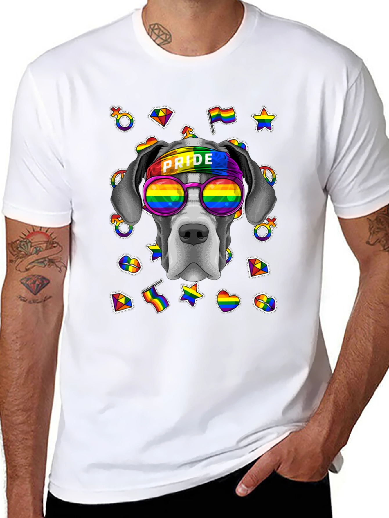 Pride Dog T-Shirt - LGBTQ+ Graphic Tee