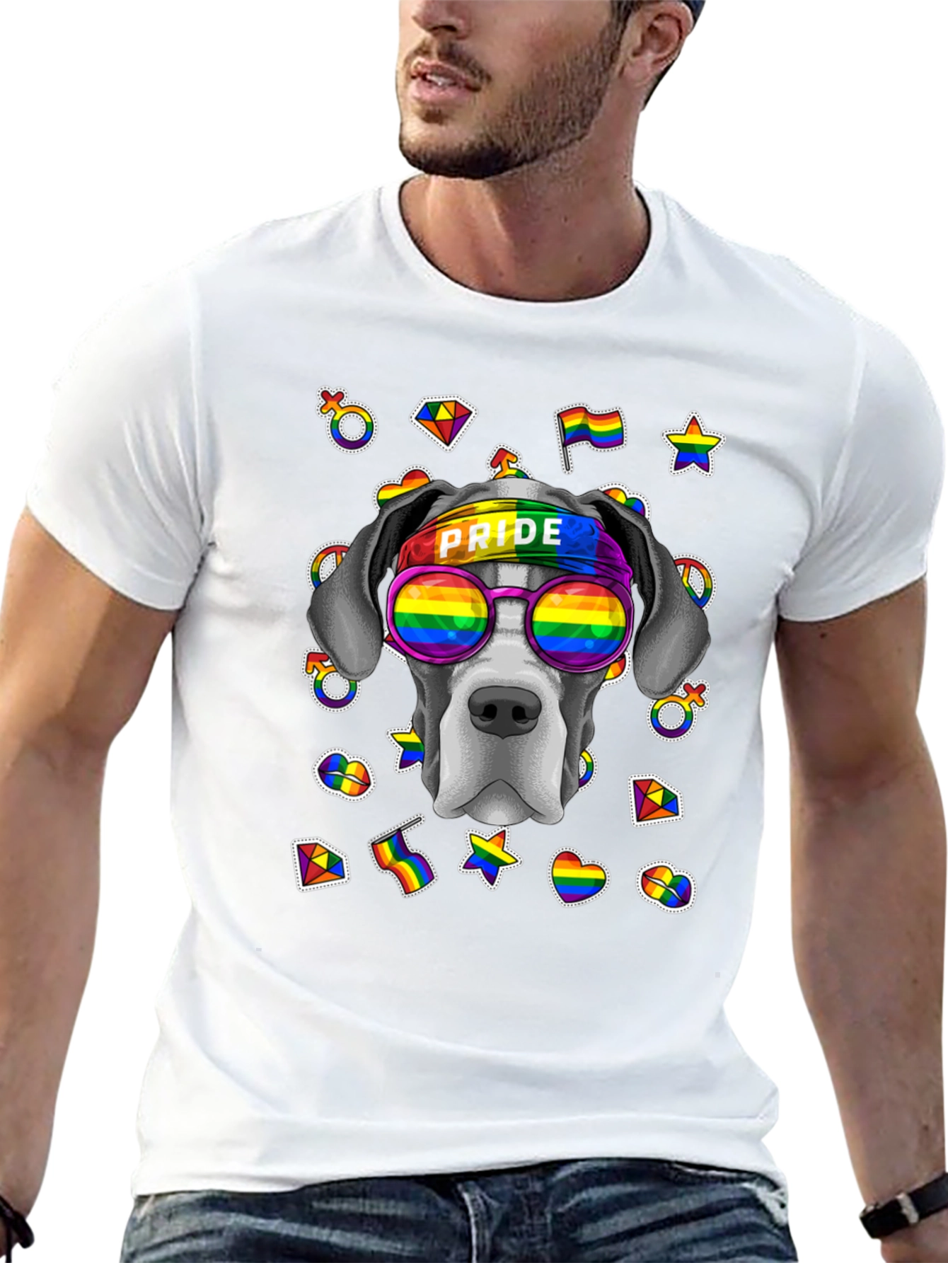 Pride Dog T-Shirt - LGBTQ+ Graphic Tee