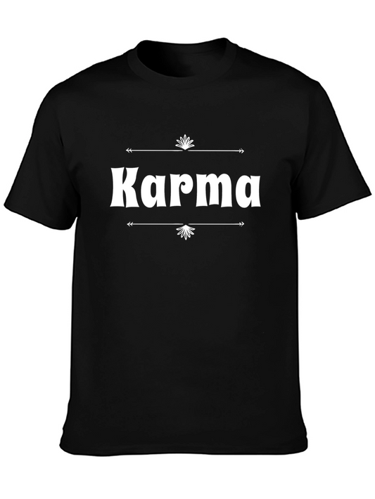 Karma Graphic Tee - Black