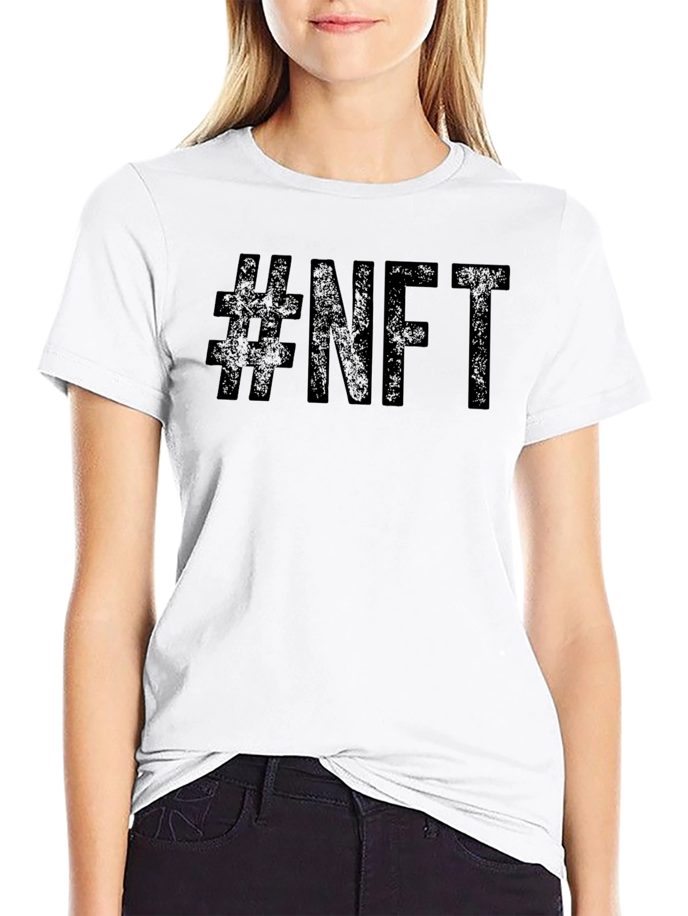 #NFT Black T-Shirt - Crypto Fashion