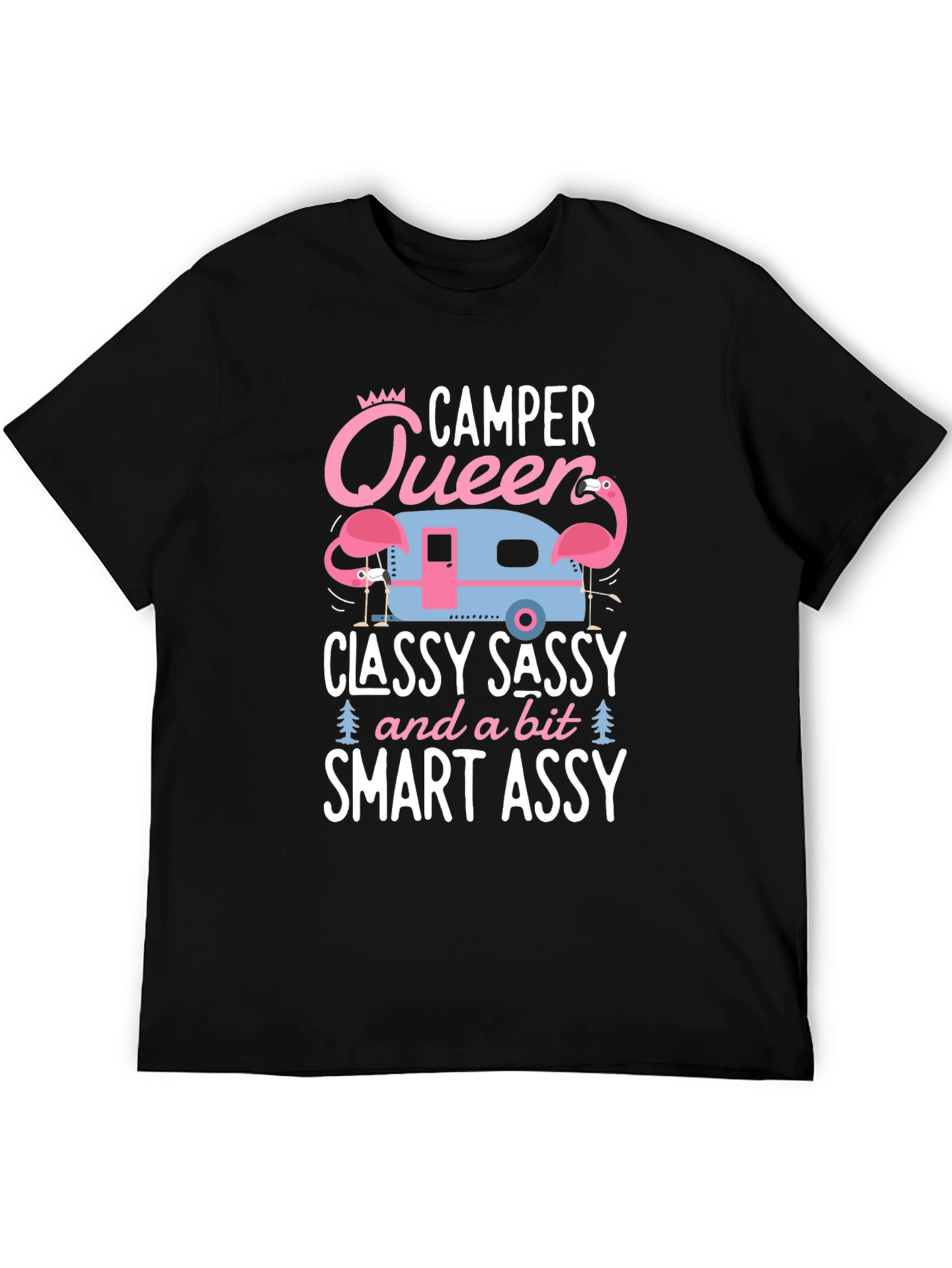 Camper Queen T-Shirt - Classy Sassy & Smart Assy