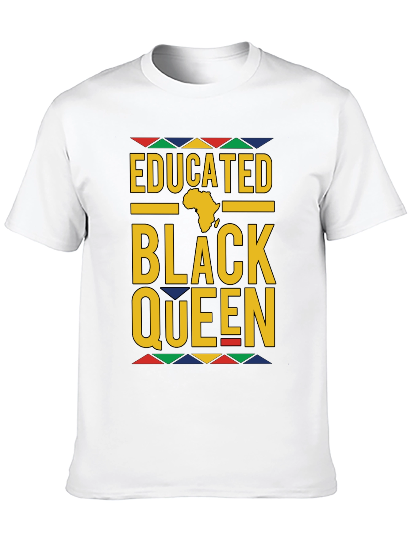 Educated Black Queen Graphic Tee - Stylish Pride