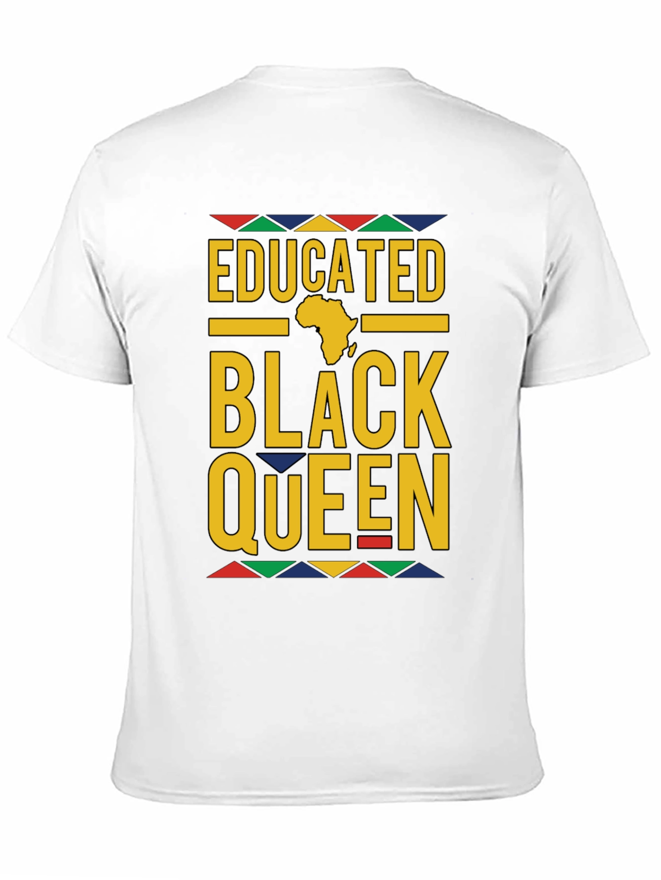 Educated Black Queen Graphic Tee - Stylish Pride