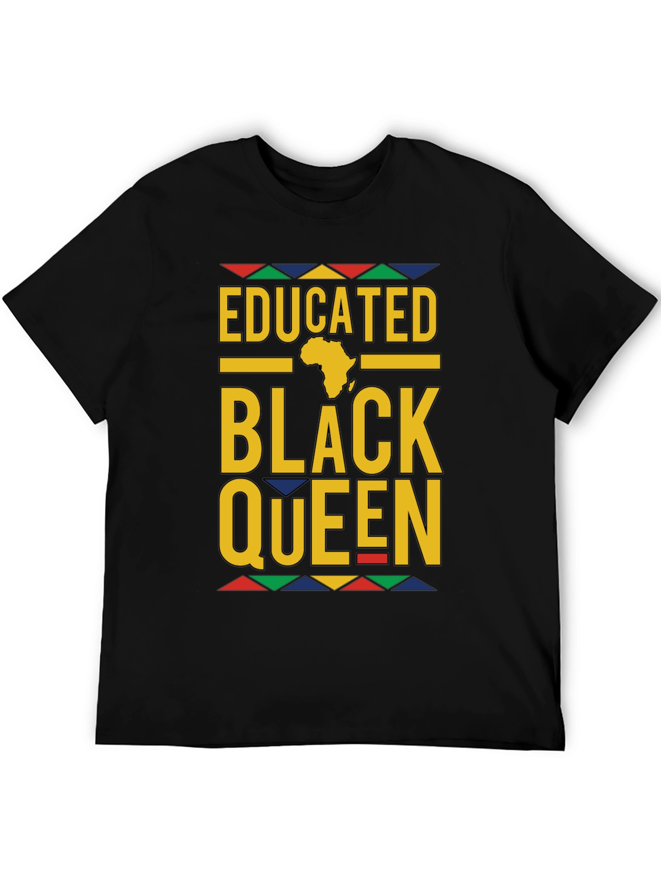 Educated Black Queen Graphic Tee - Stylish Pride