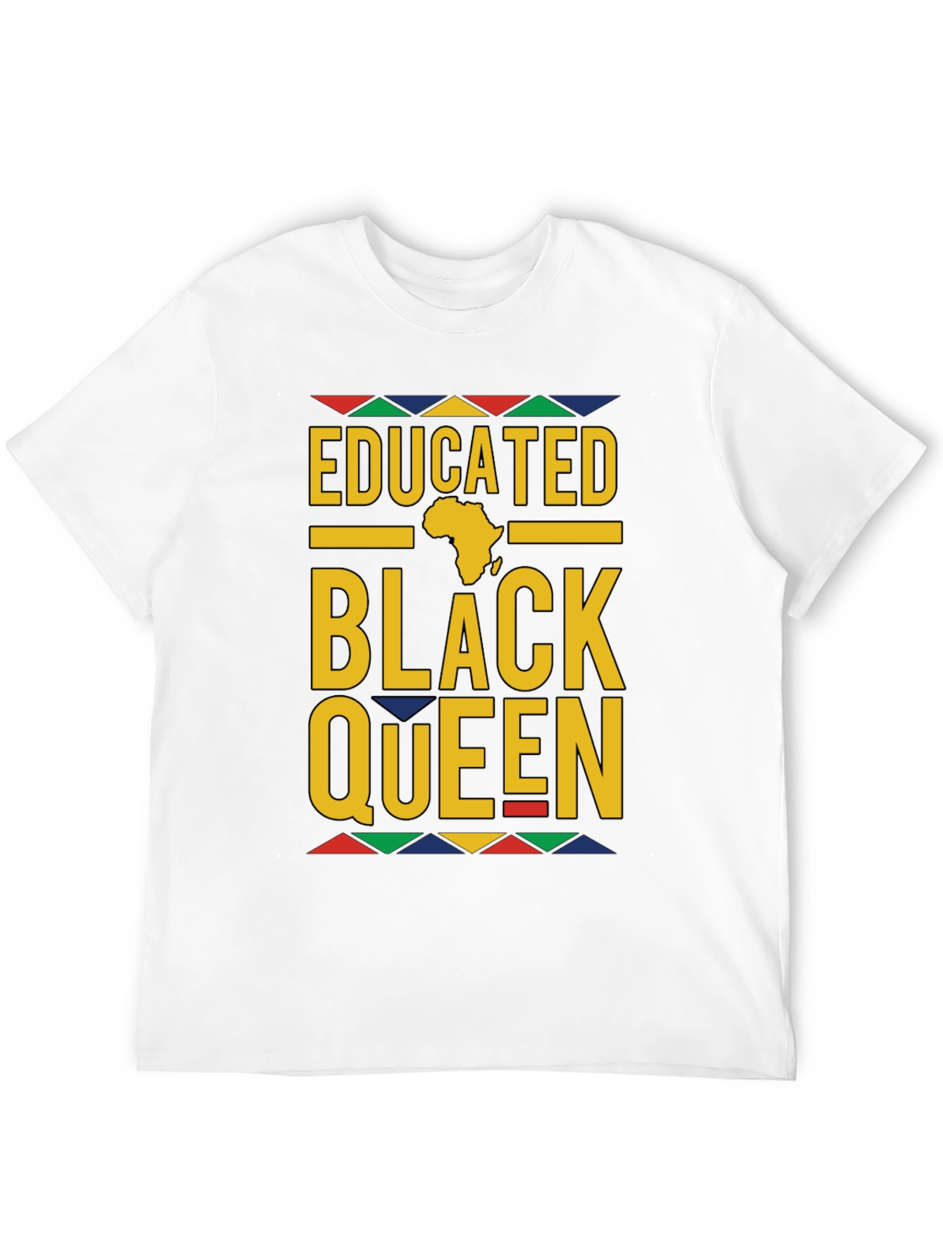 Educated Black Queen Graphic Tee - Stylish Pride