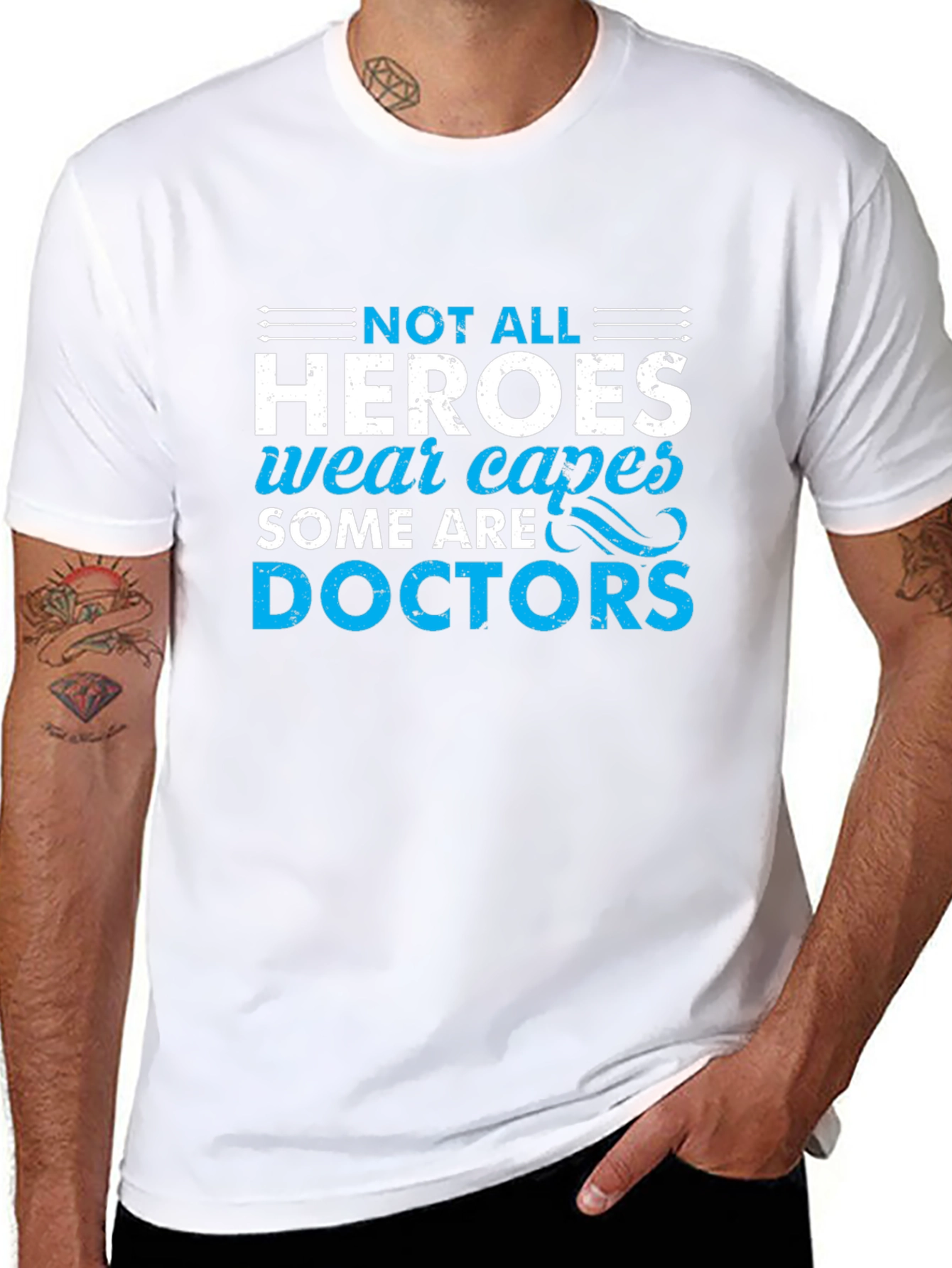 Heroes Wear Capes Doctors T-Shirt