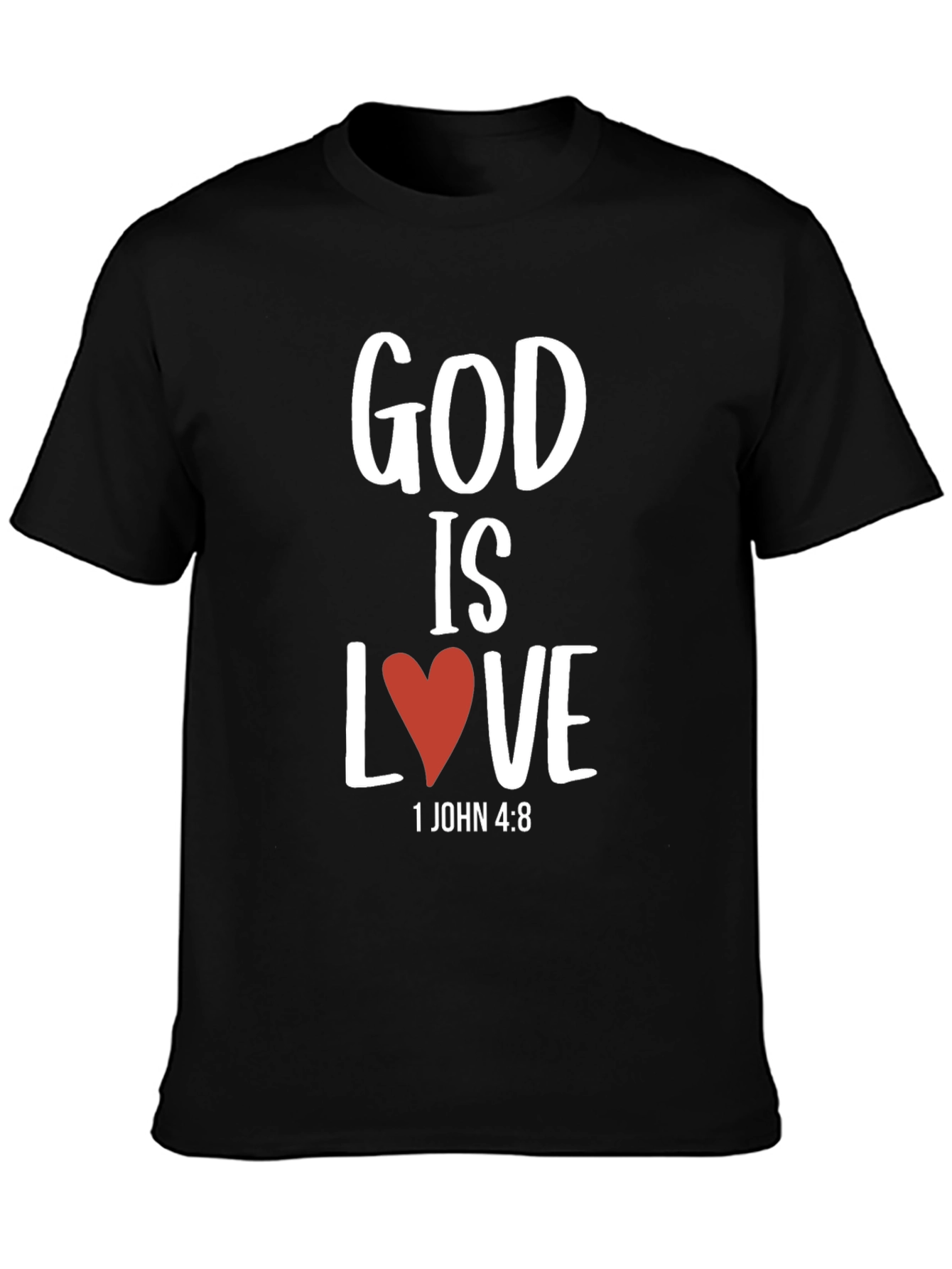 God is Love T-Shirt Christian Verse Graphic Tee