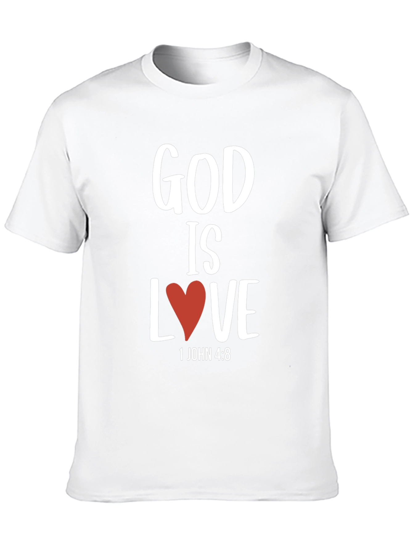 God is Love T-Shirt Christian Verse Graphic Tee
