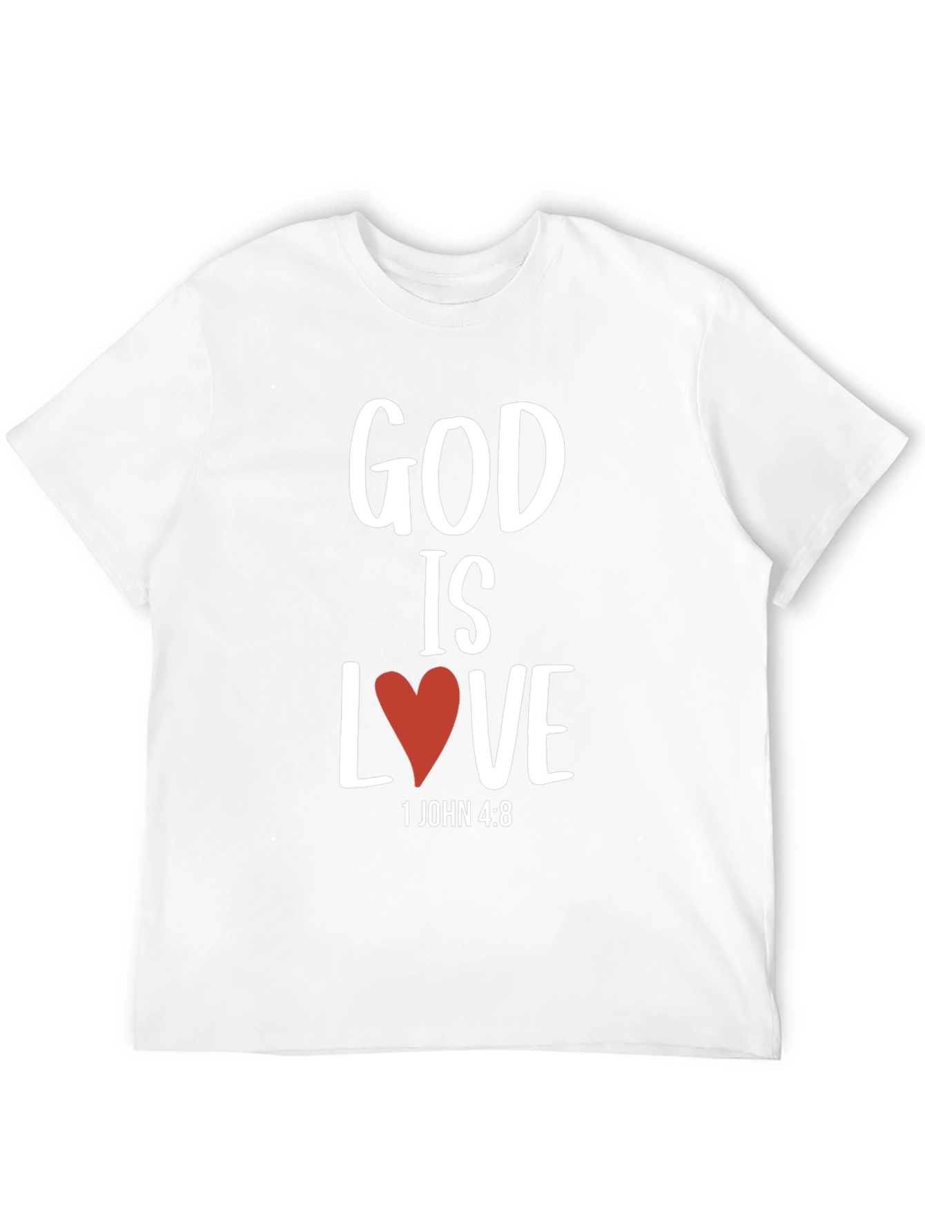 God is Love T-Shirt Christian Verse Graphic Tee