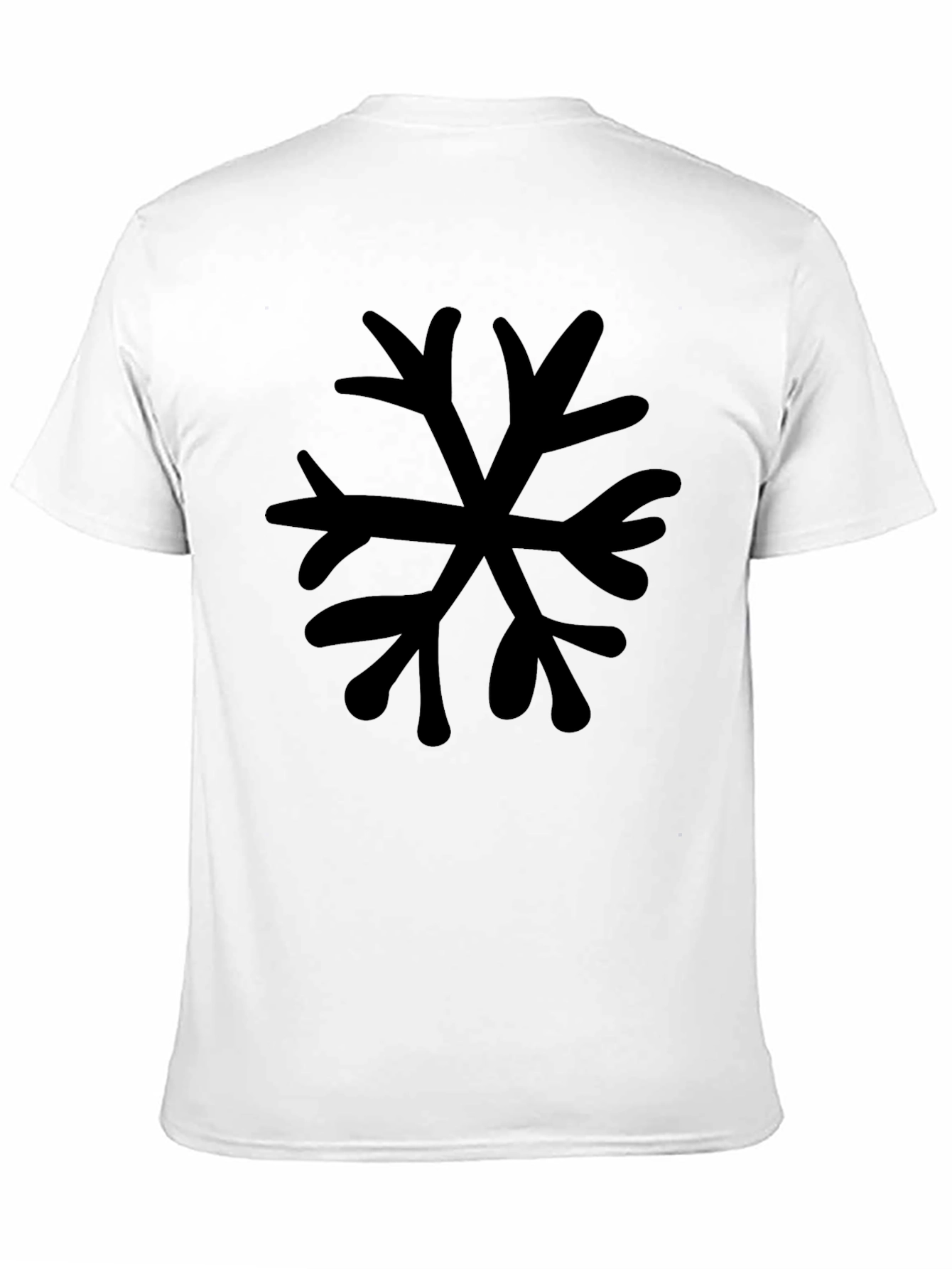 Snowflake Graphic Tee - Unisex Black T-Shirt