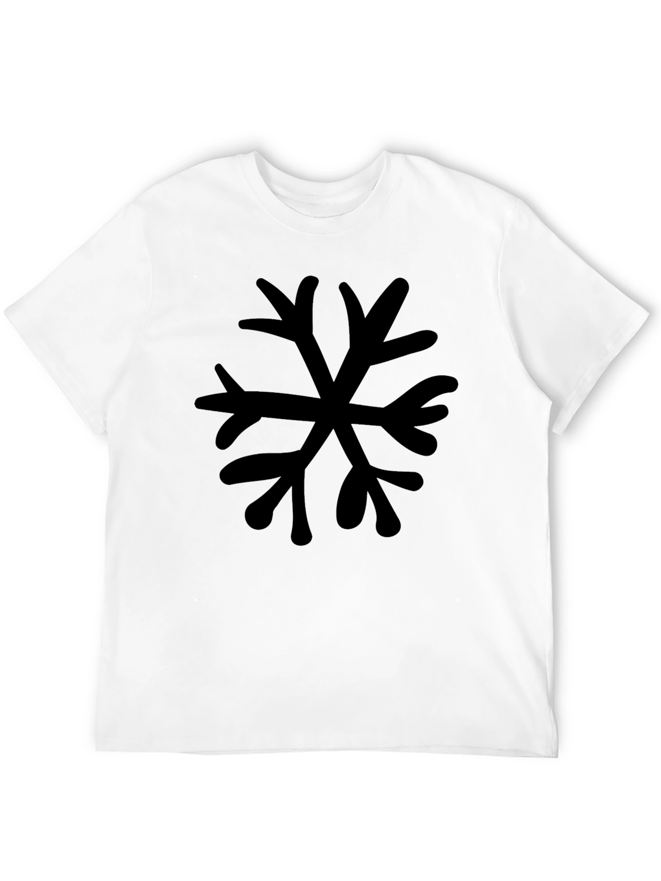 Snowflake Graphic Tee - Unisex Black T-Shirt