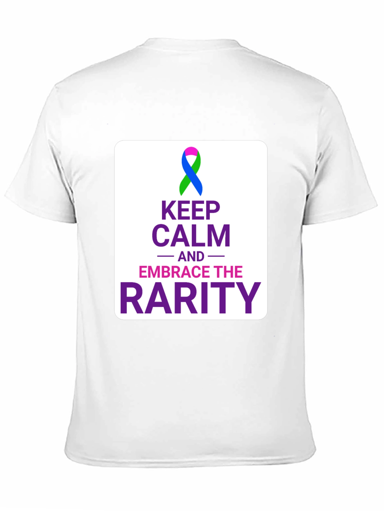 Keep Calm Embrace the Rarity Black Tee