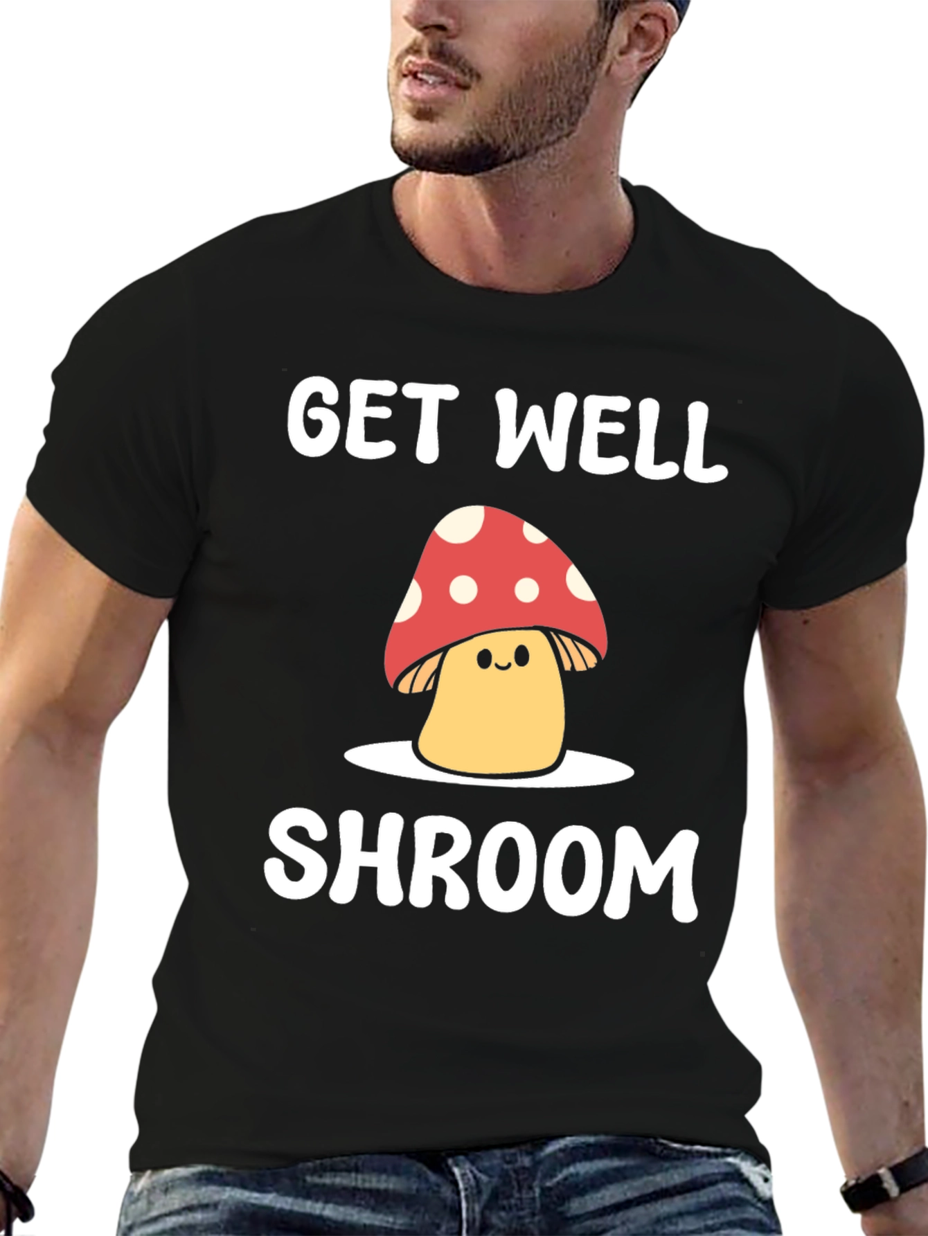 Get Well Shroom T-Shirt Funny Mushroom Design
