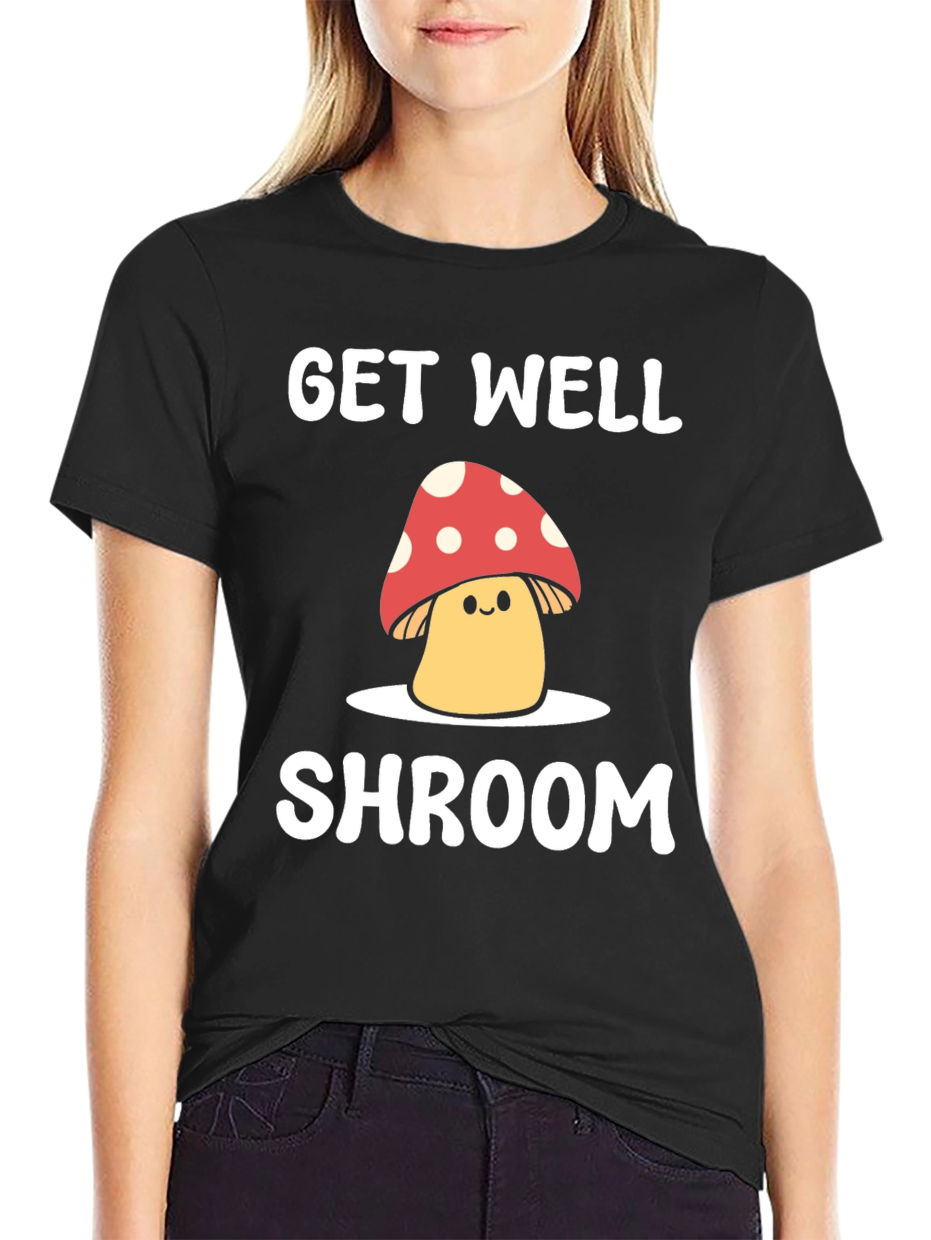 Get Well Shroom T-Shirt Funny Mushroom Design