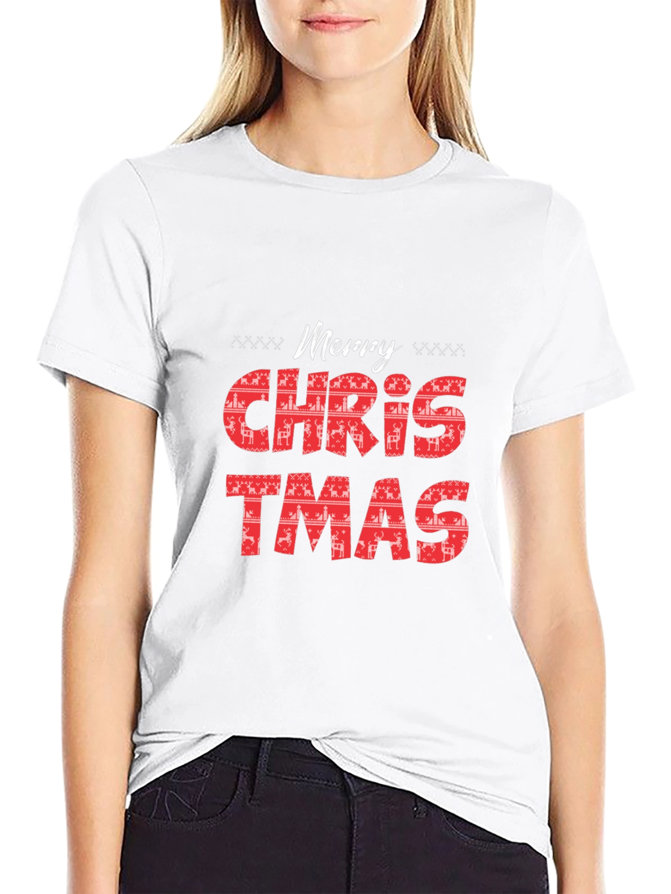 Merry Christmas Graphic Tee - Holiday Style