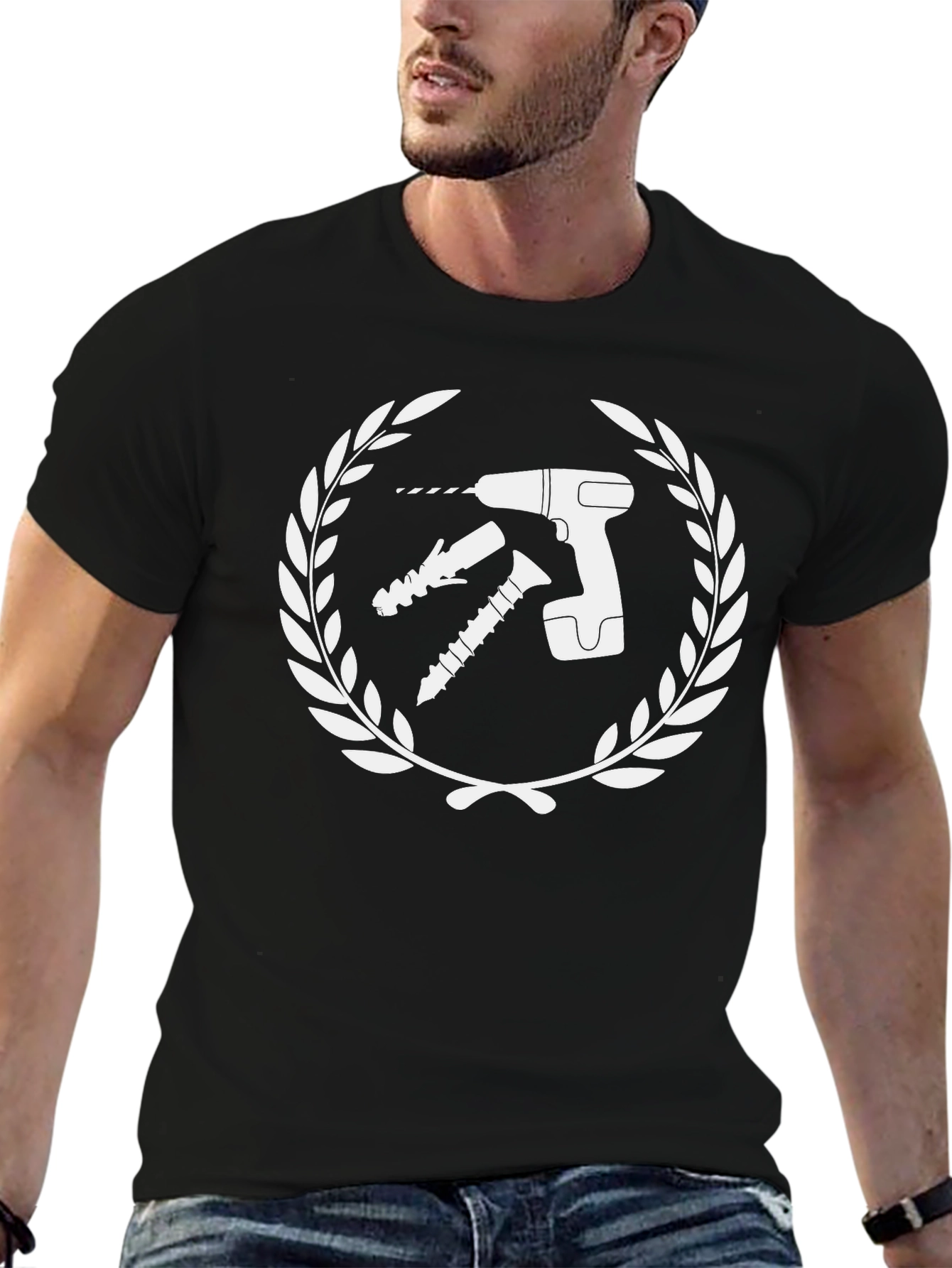 Construction Laurel T-Shirt
