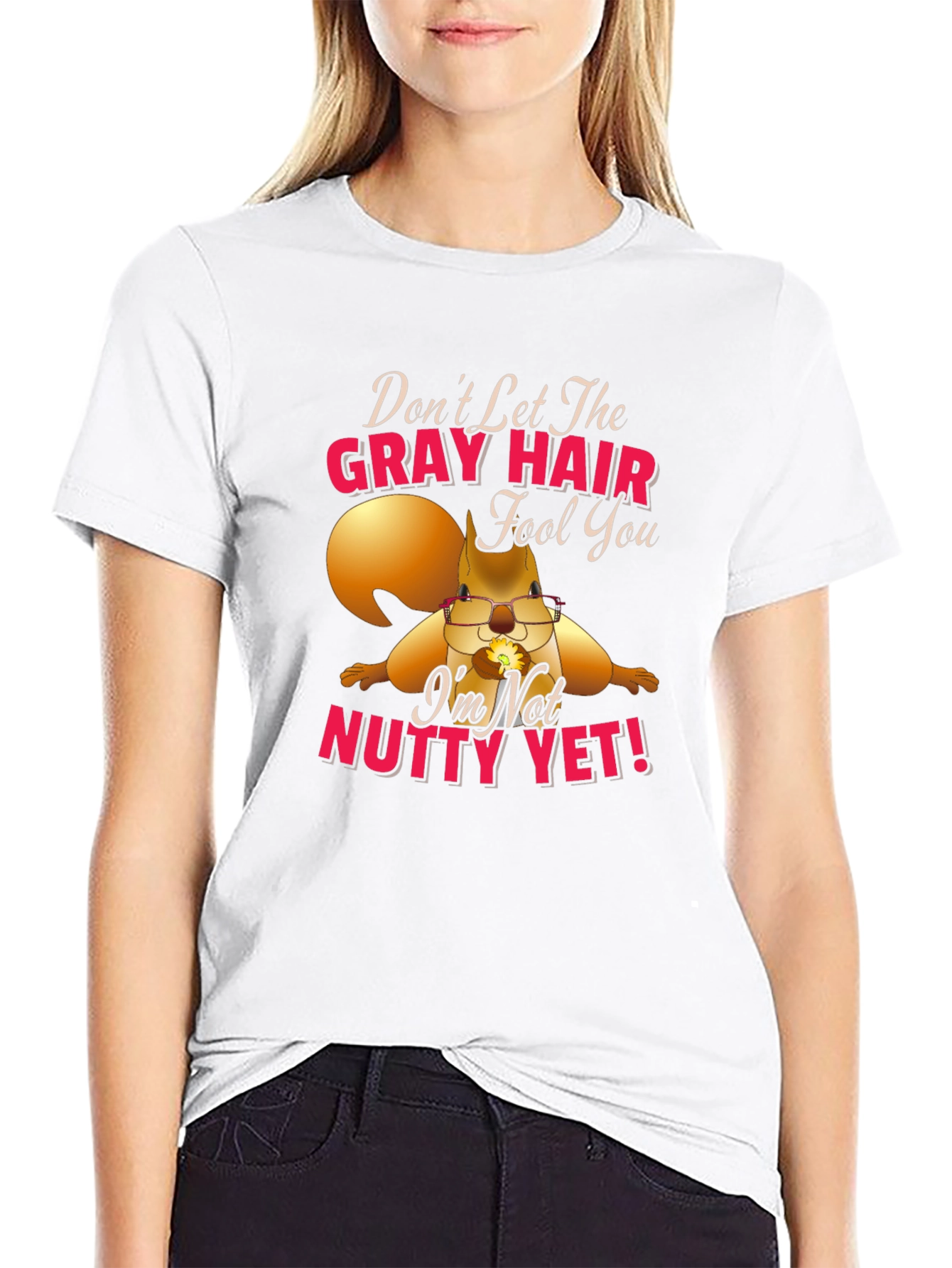 Gray Hair Nutty Squirrel T-Shirt