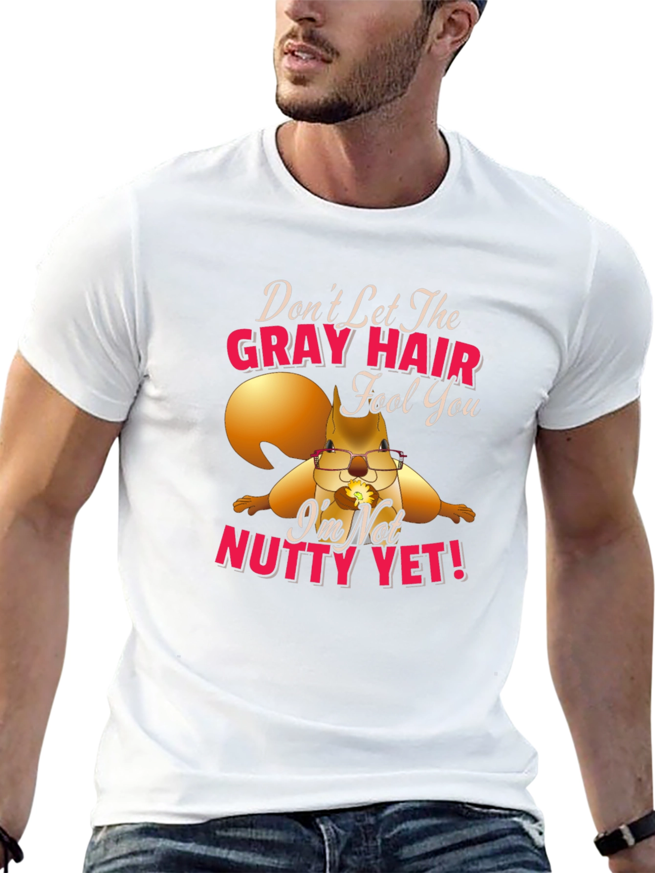 Gray Hair Nutty Squirrel T-Shirt