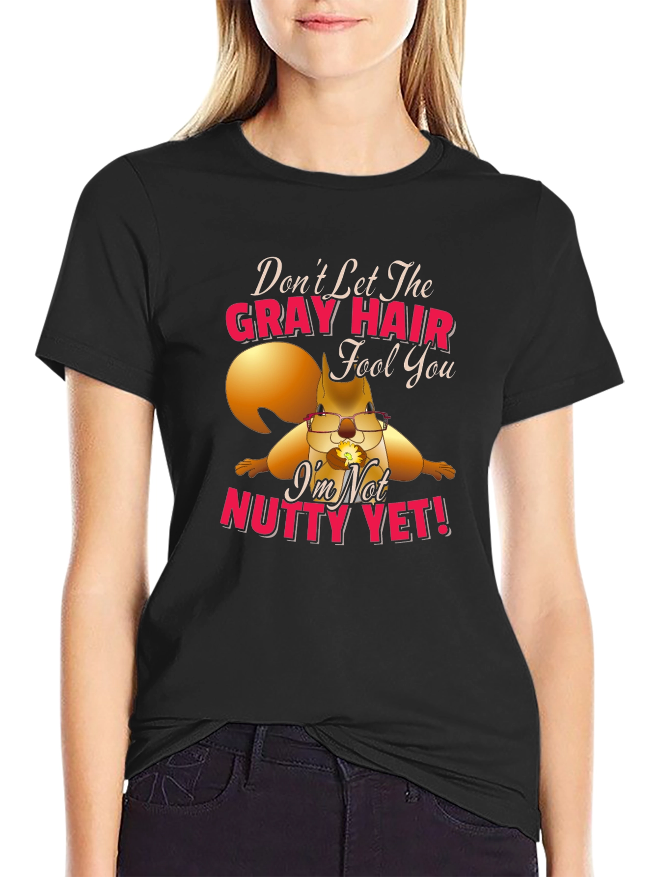Gray Hair Nutty Squirrel T-Shirt