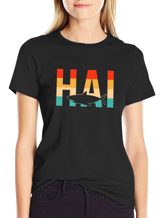 HAI Shark Retro Graphic Tee