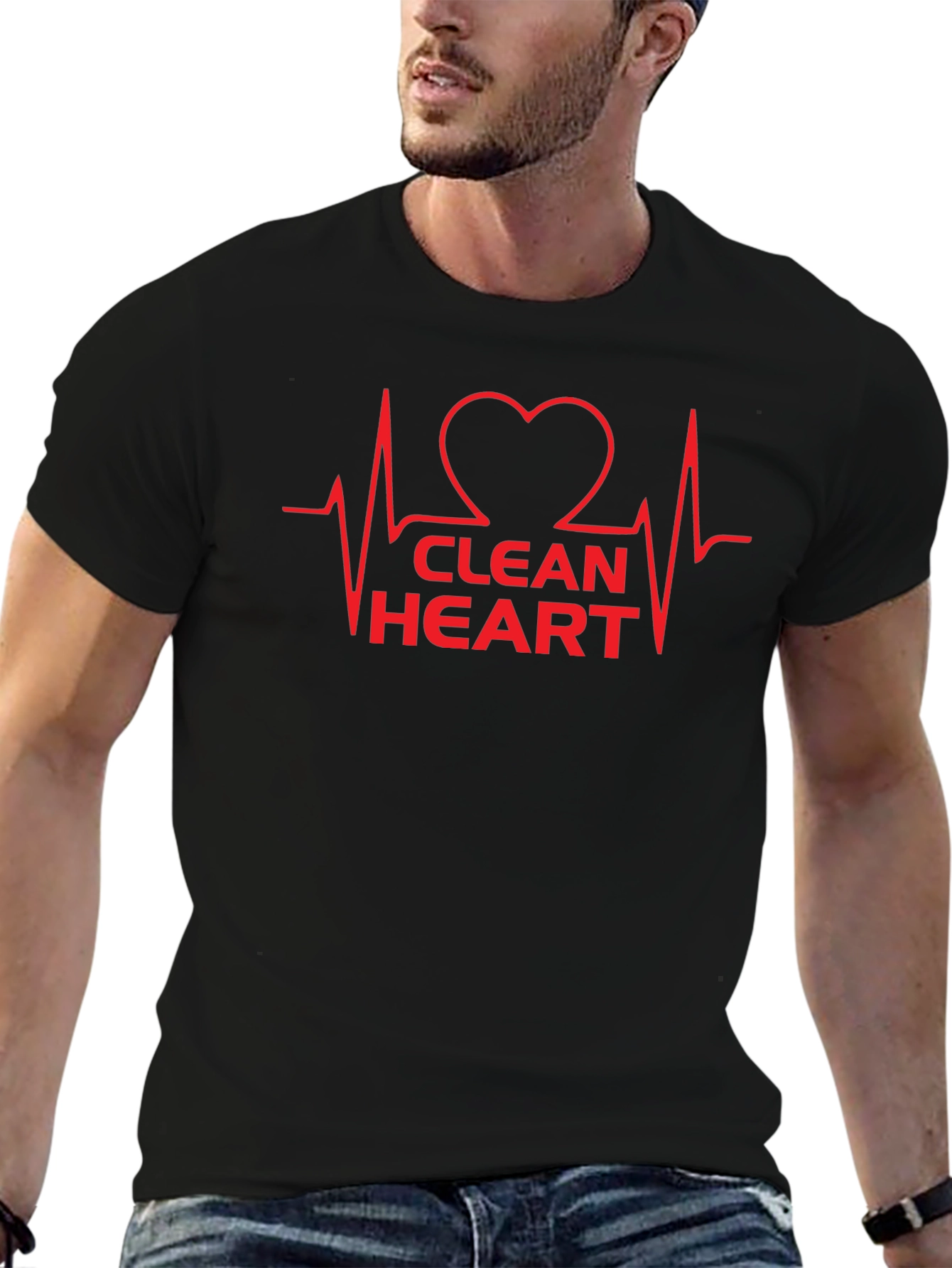 Clean Heart Graphic T-Shirt