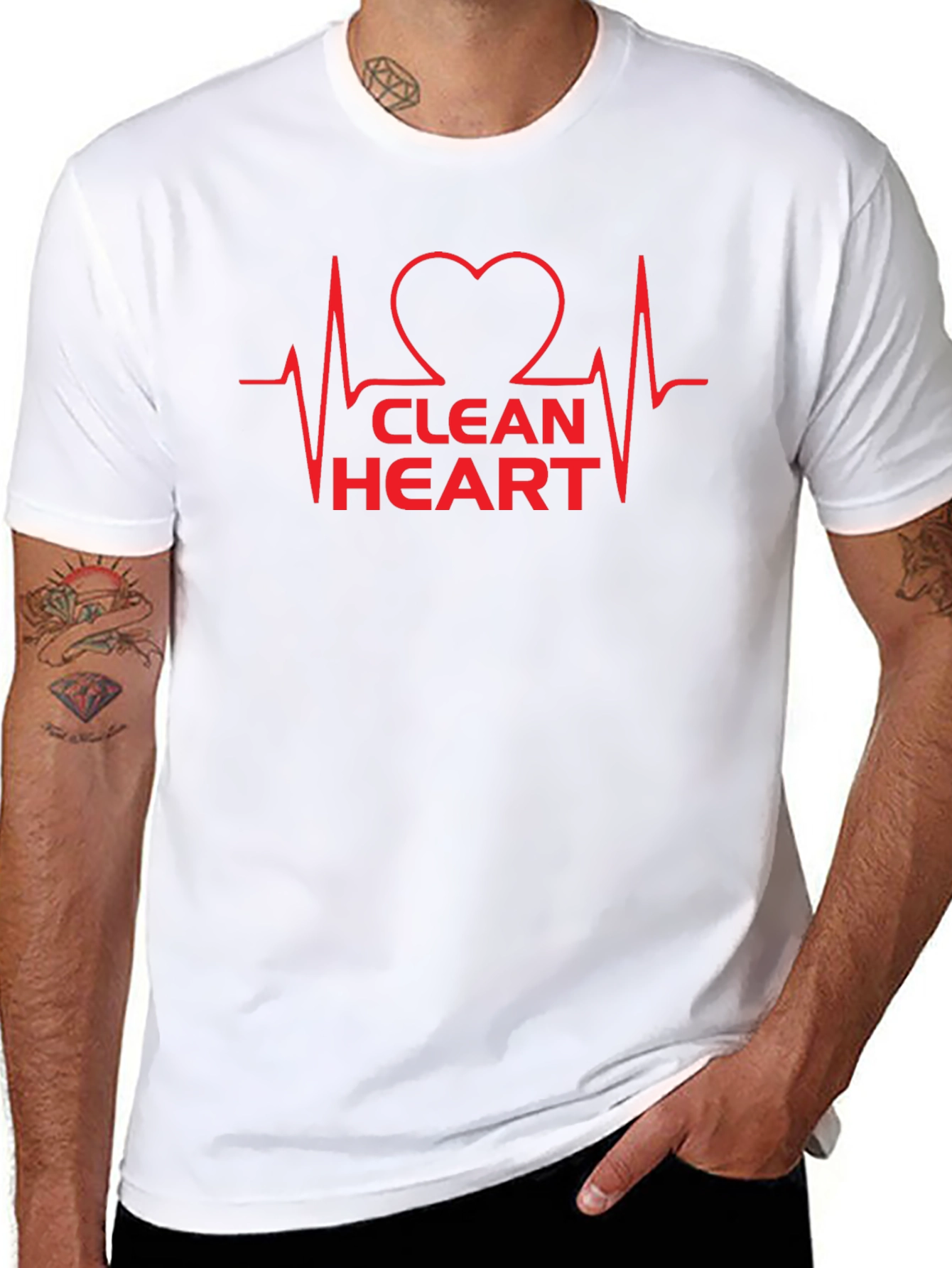 Clean Heart Graphic T-Shirt