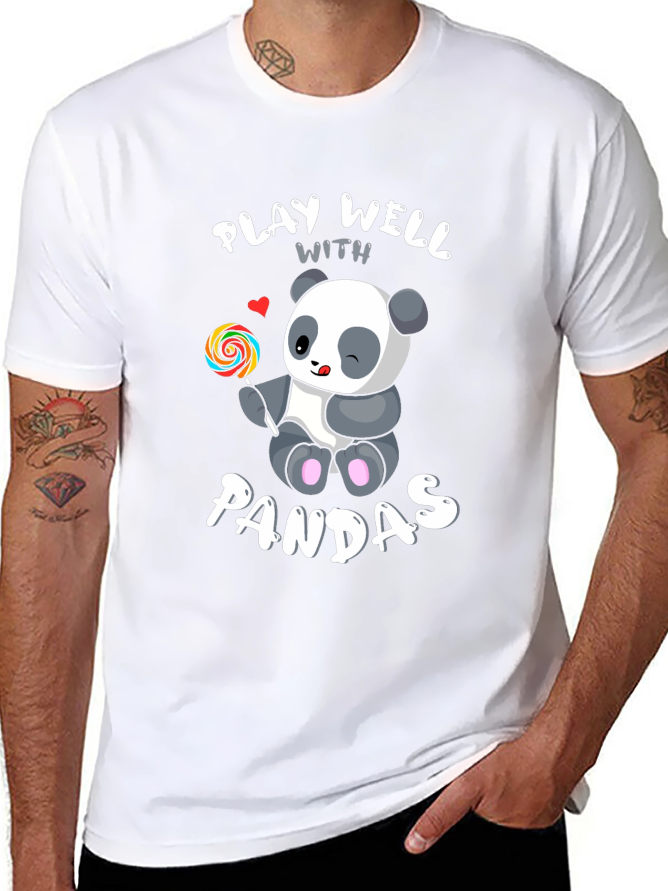 Play Well with Pandas Graphic Tee