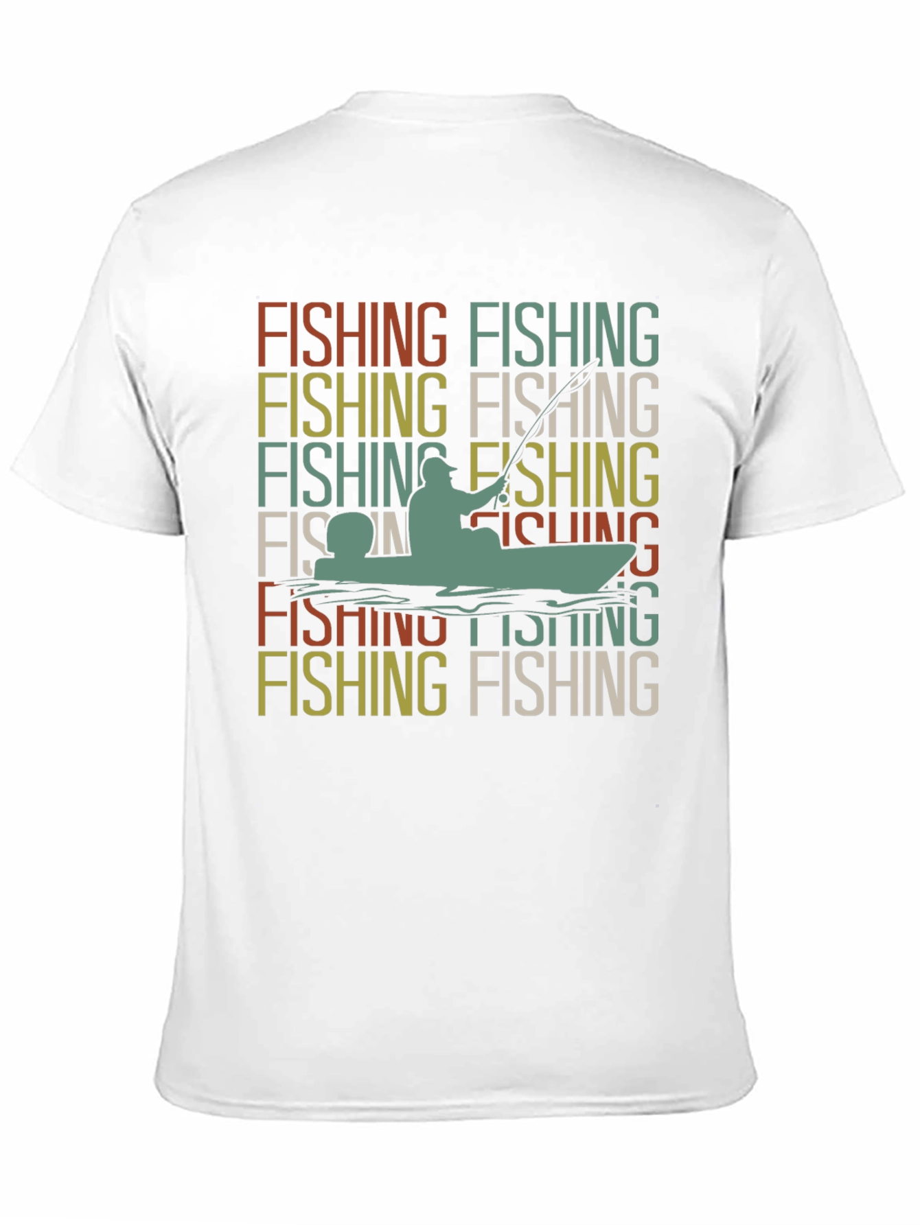 Fishing Retro Graphic T-Shirt