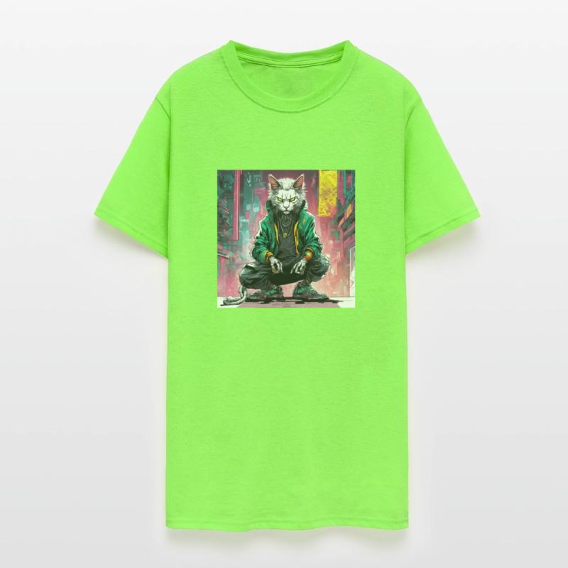 Urban Cyberpunk Cat Rebel