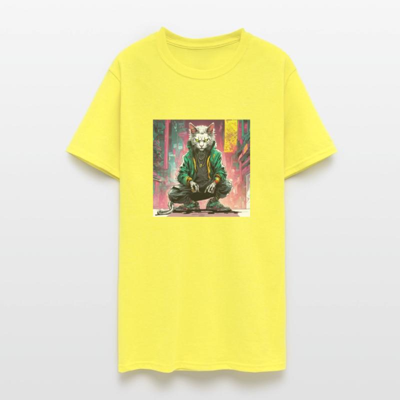 Urban Cyberpunk Cat Rebel