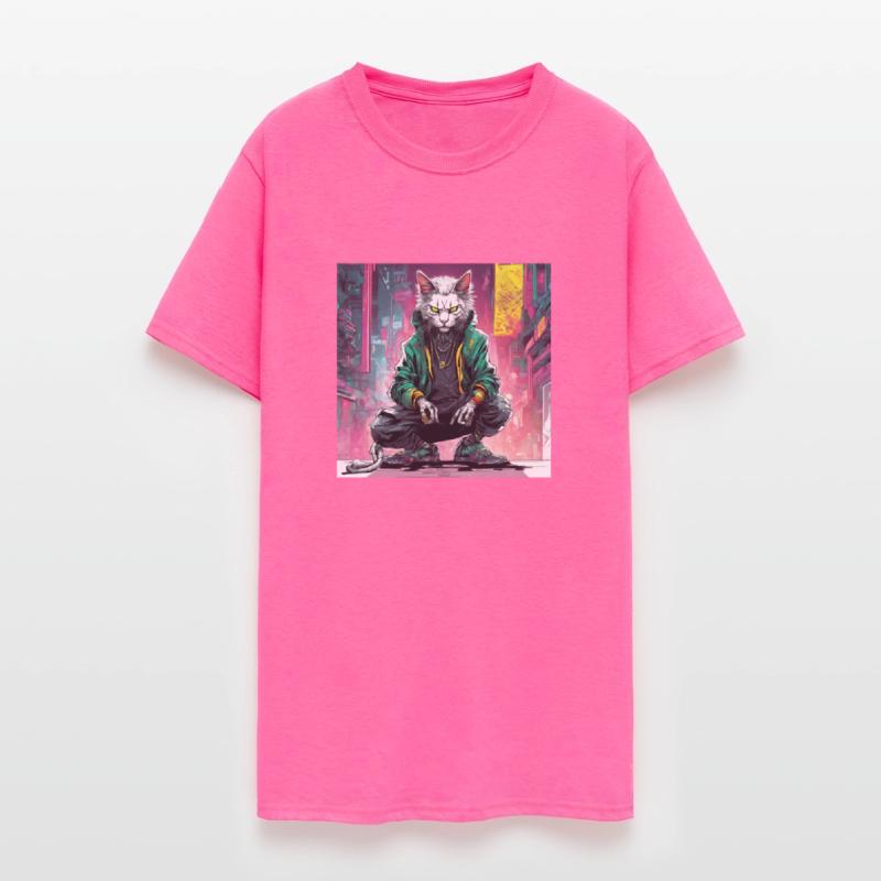 Urban Cyberpunk Cat Rebel