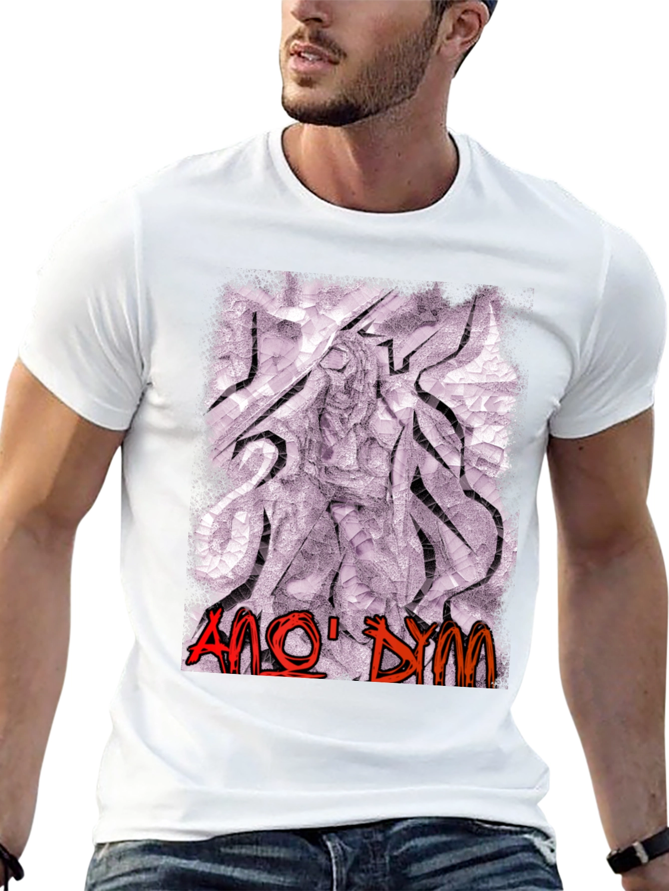 Abstract Graphic Print T-Shirt