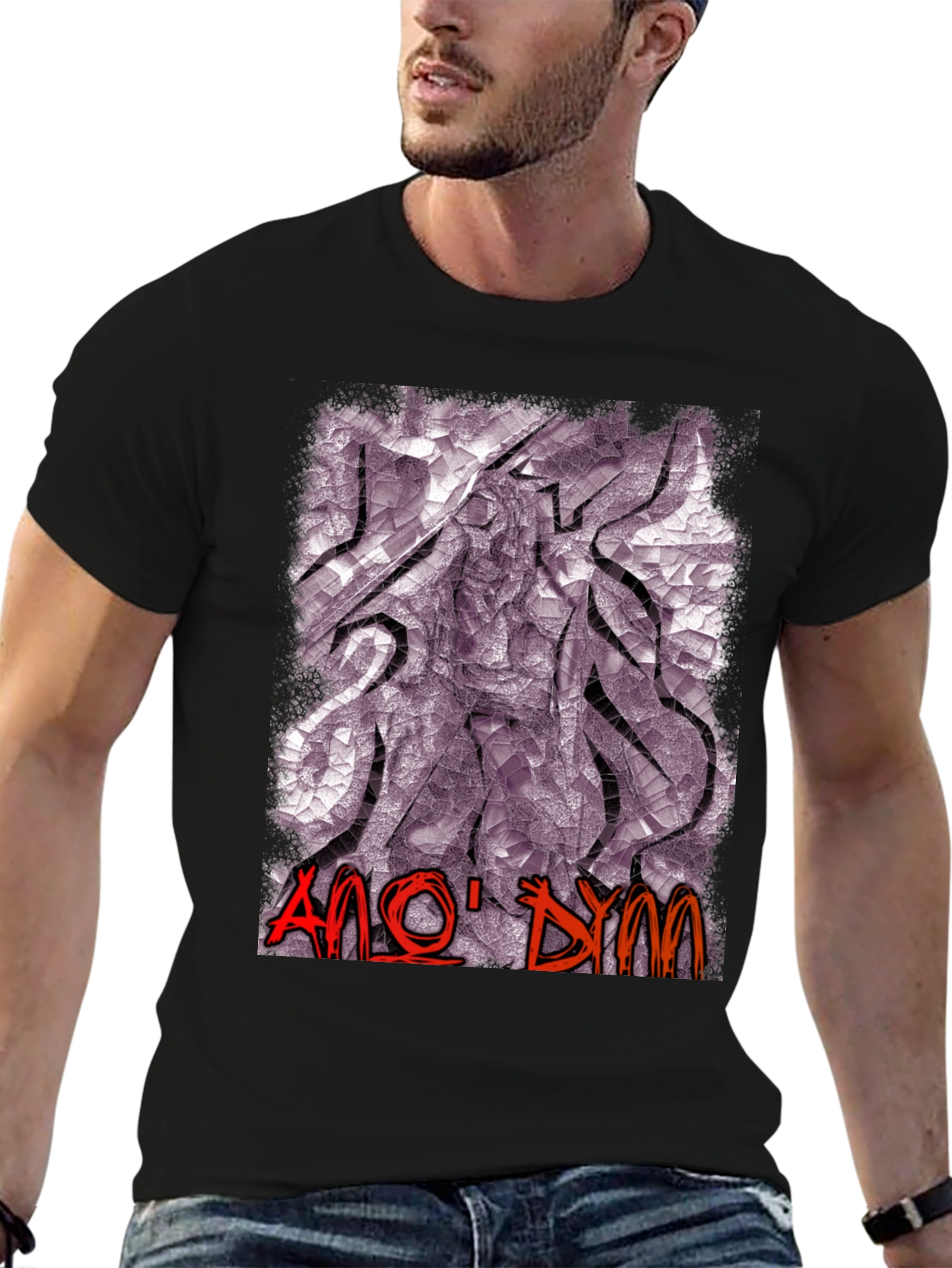 Abstract Graphic Print T-Shirt