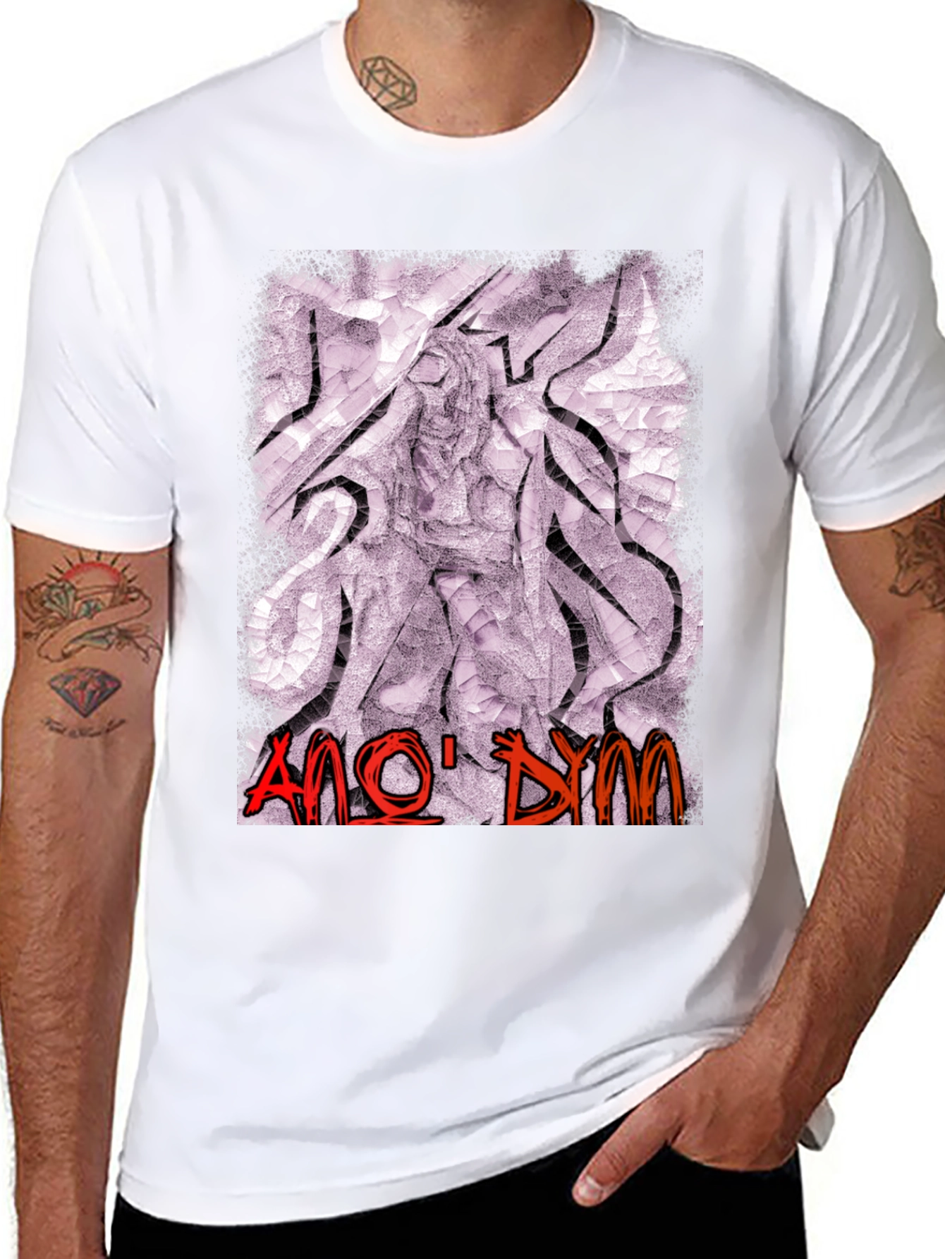 Abstract Graphic Print T-Shirt